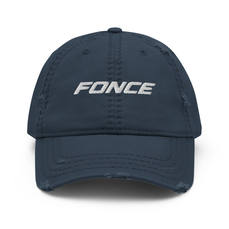 Casquette distressed FONCE