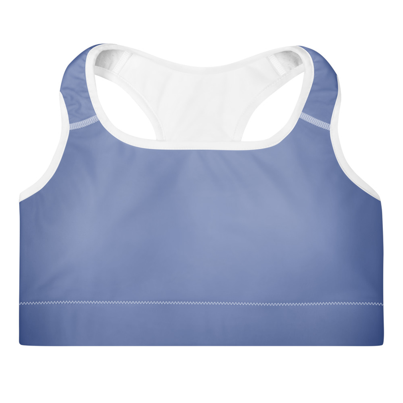 Brassière de sport femme bleu