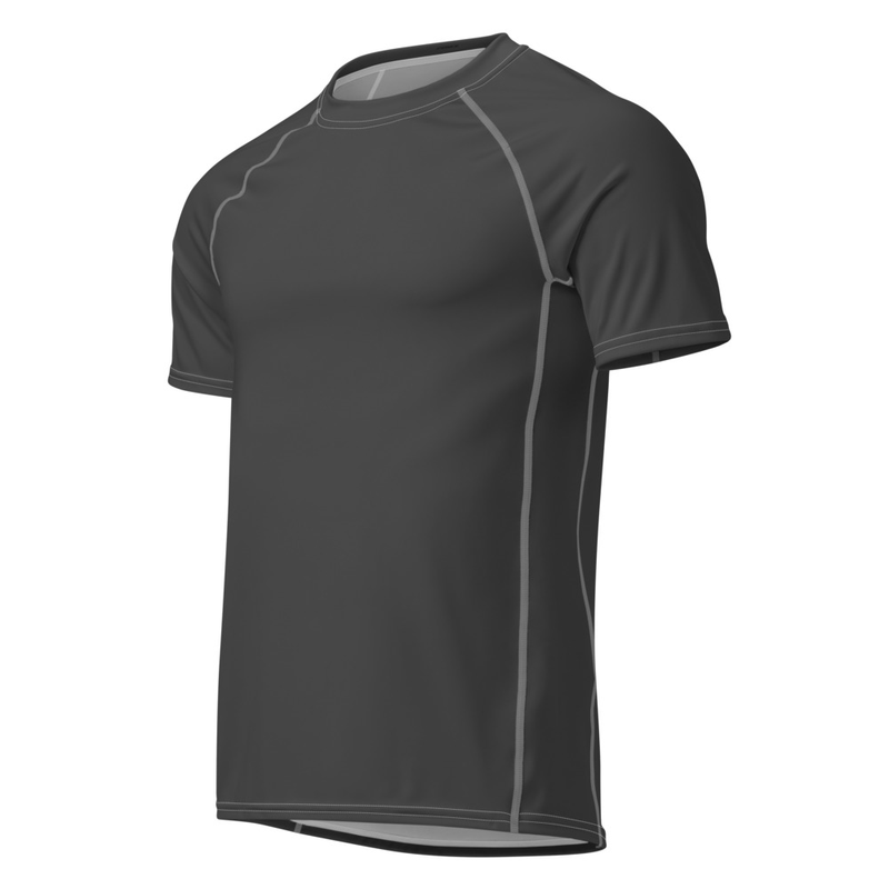 Haut de compression homme à manches courtes noir