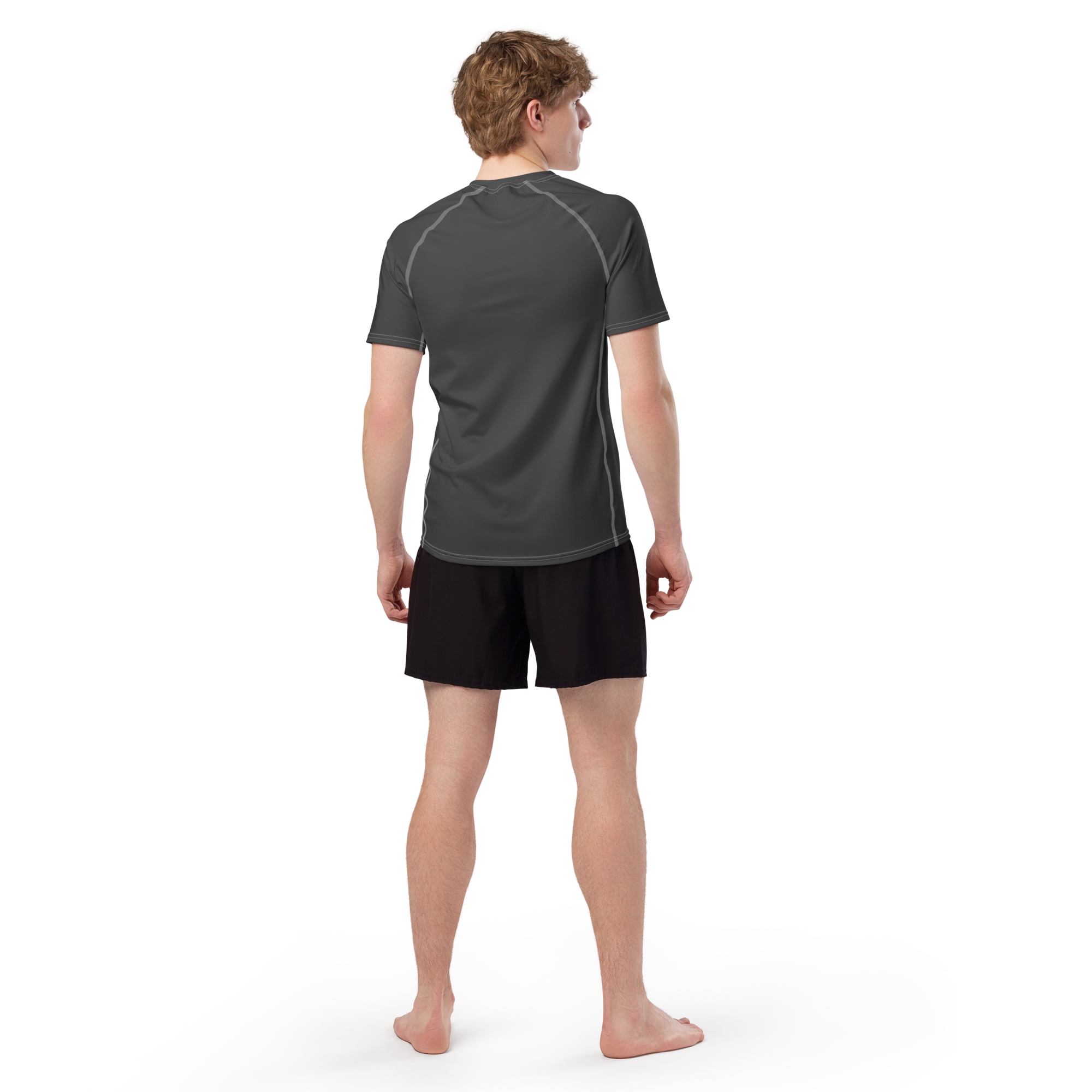 Haut de compression homme à manches courtes noir