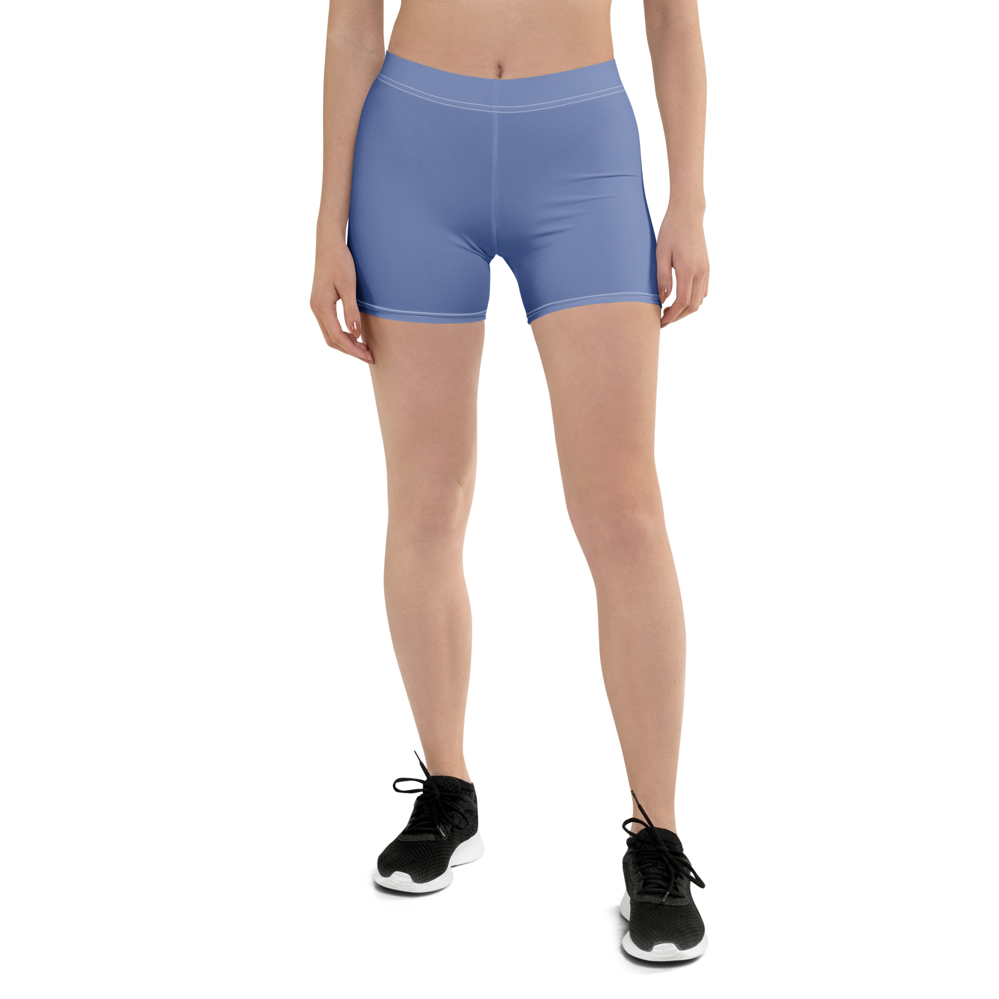 Short de sport femme bleu