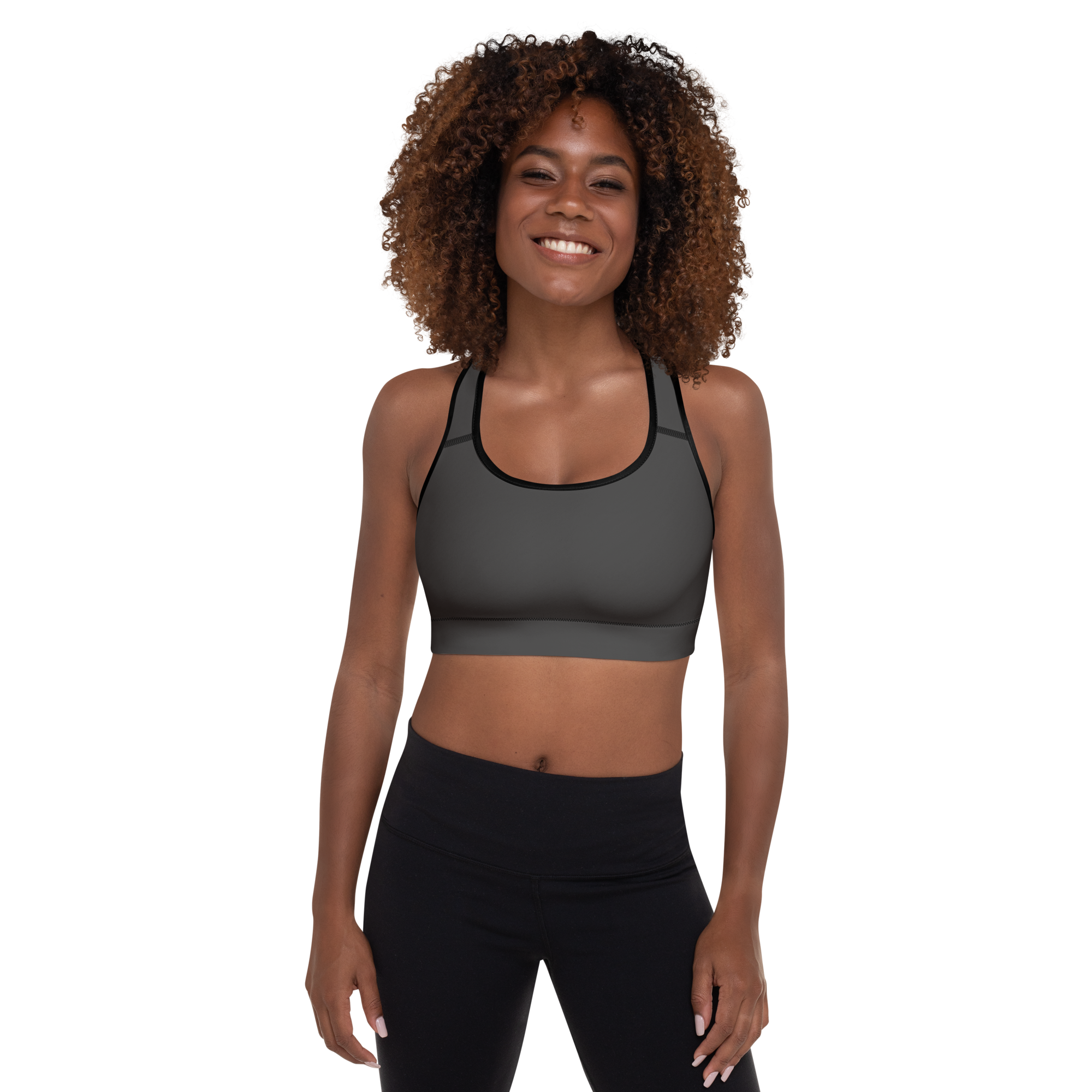 Brassière de sport noir femme 