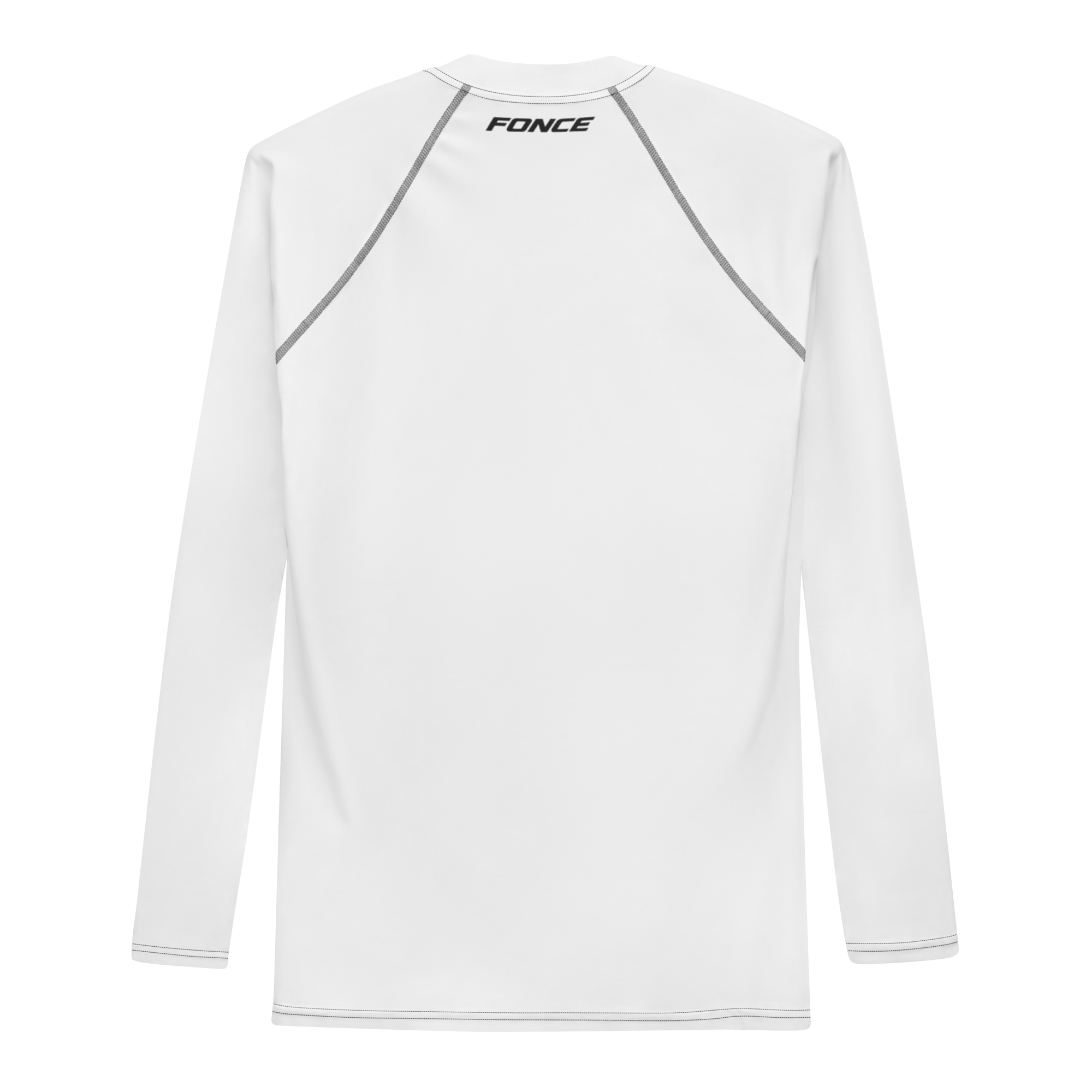 Haut de compression homme à manches blanc