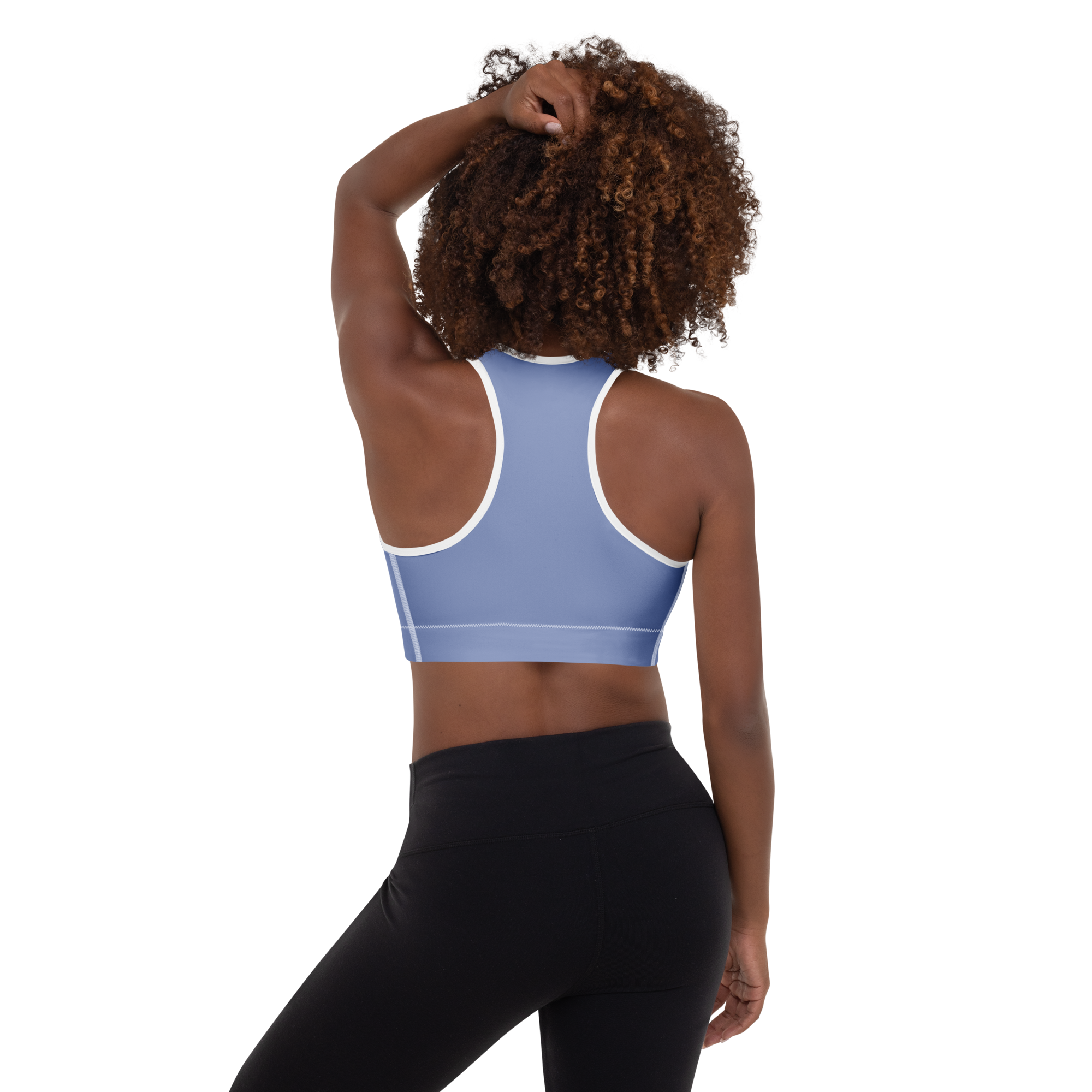 Brassière de sport femme bleu