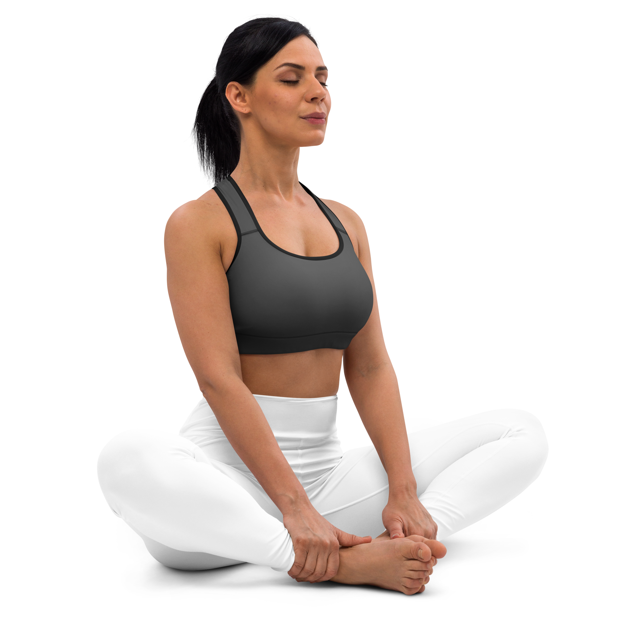 Brassière de sport noir femme 