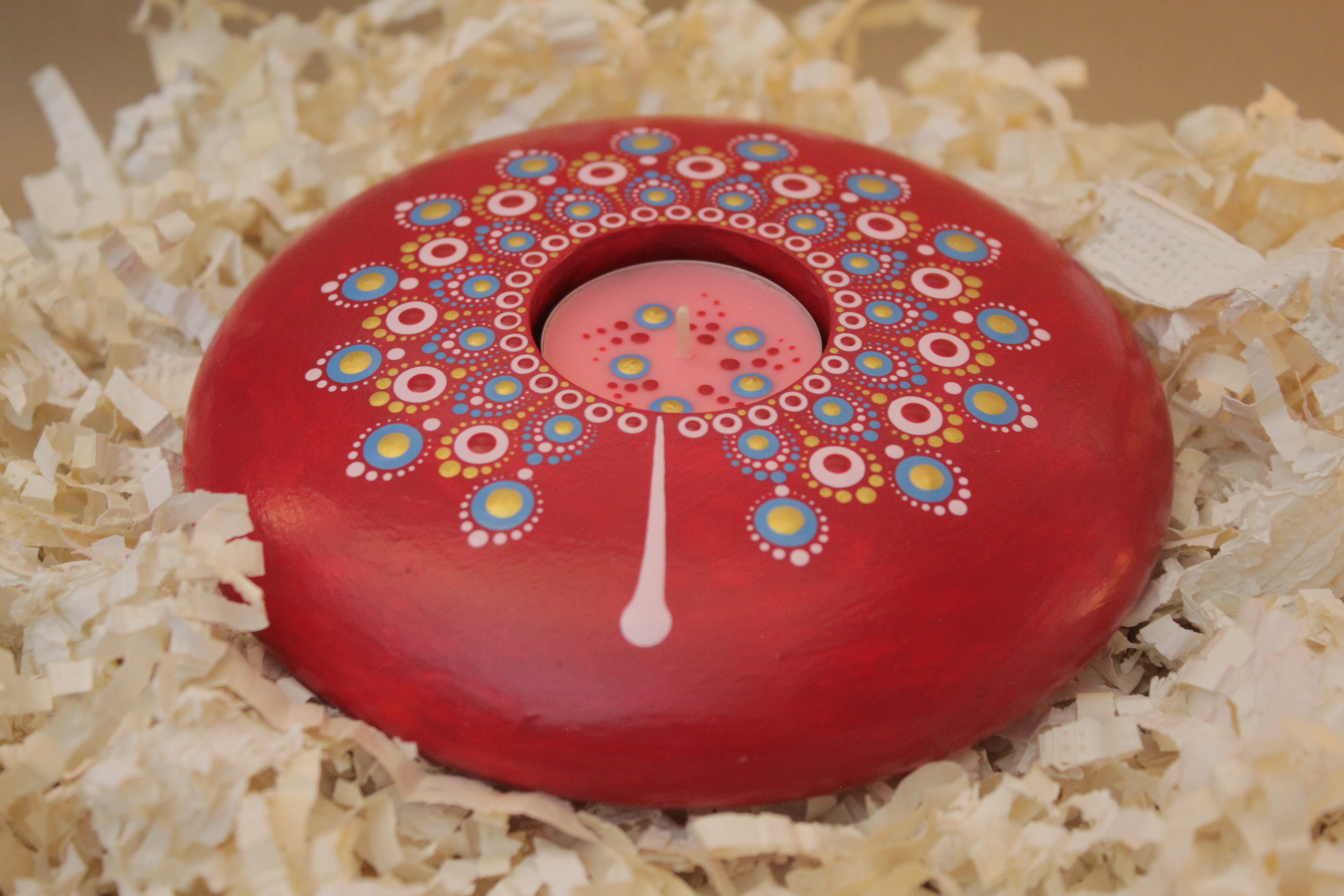 Mandala Painted Stone