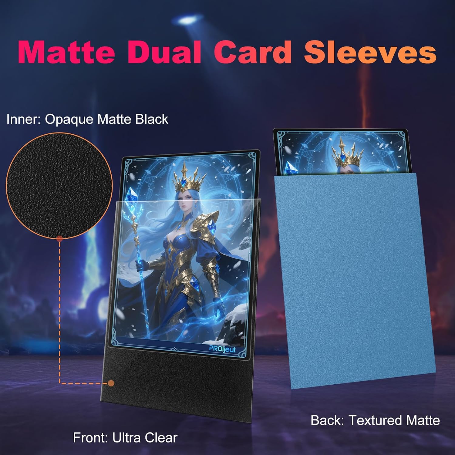 100 Dual Matte Standard Card Sleeves