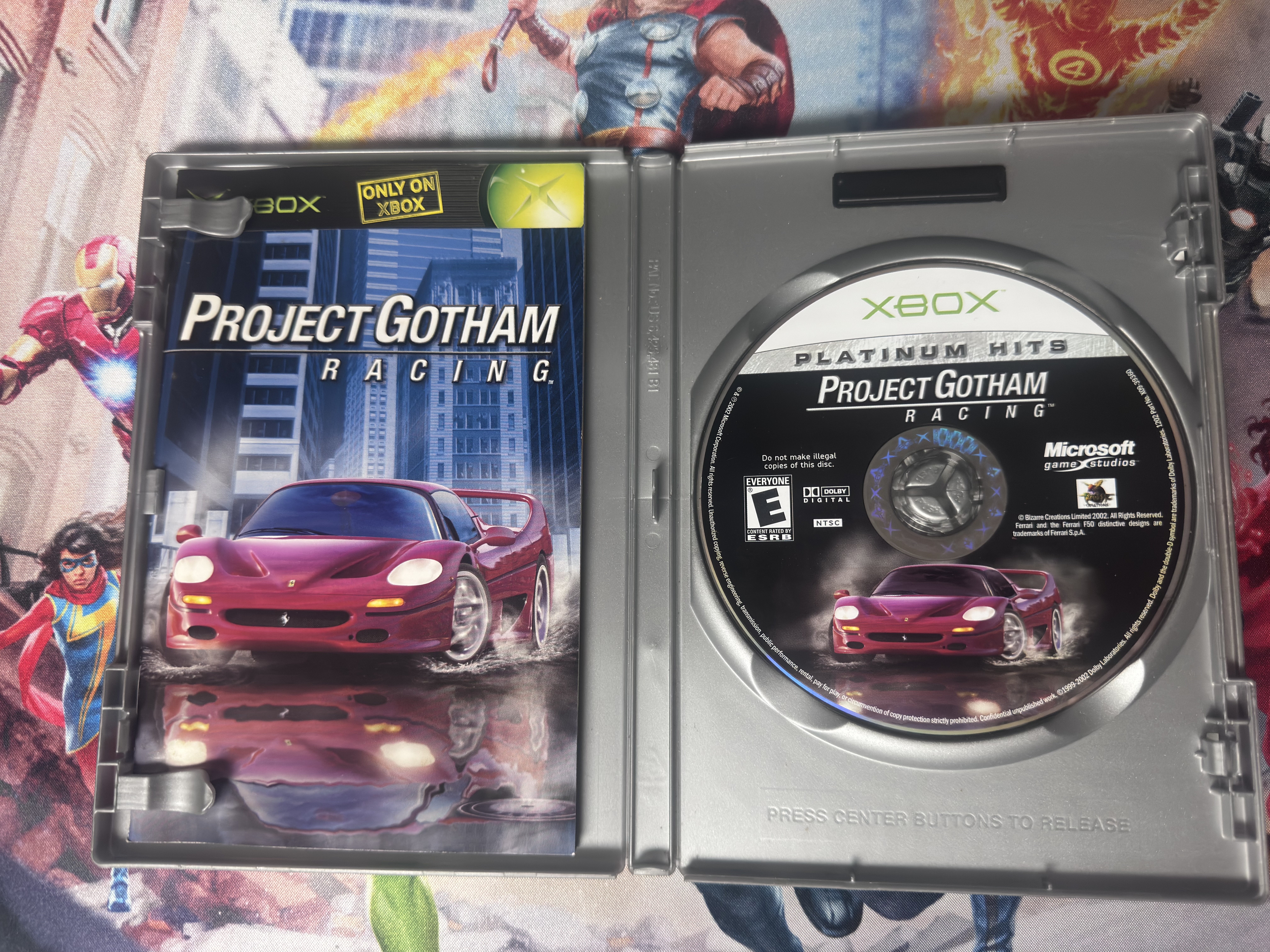 Project Gotham Racing (XBOX - Platinum Hits) CIB W/ MANUAL
