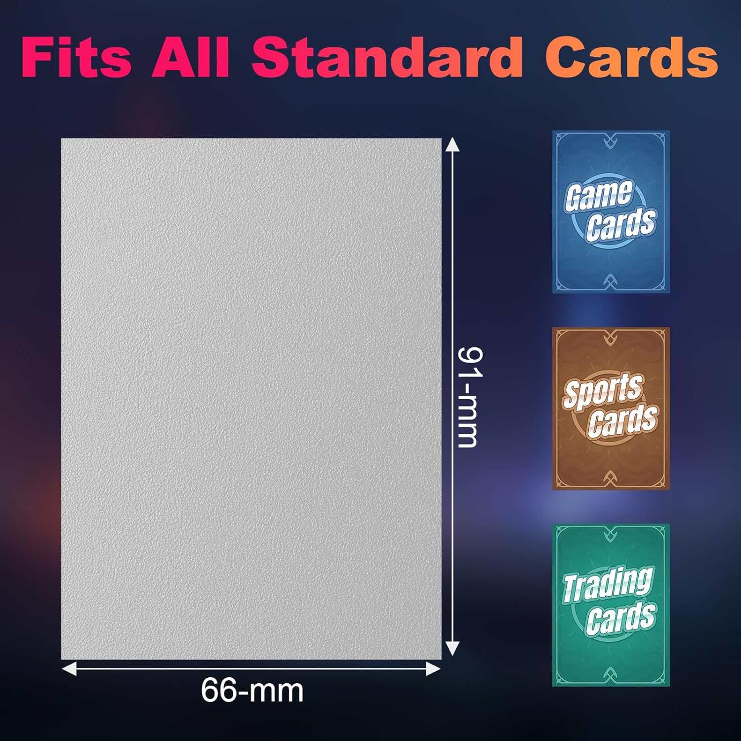 100 Dual Matte Standard Card Sleeves