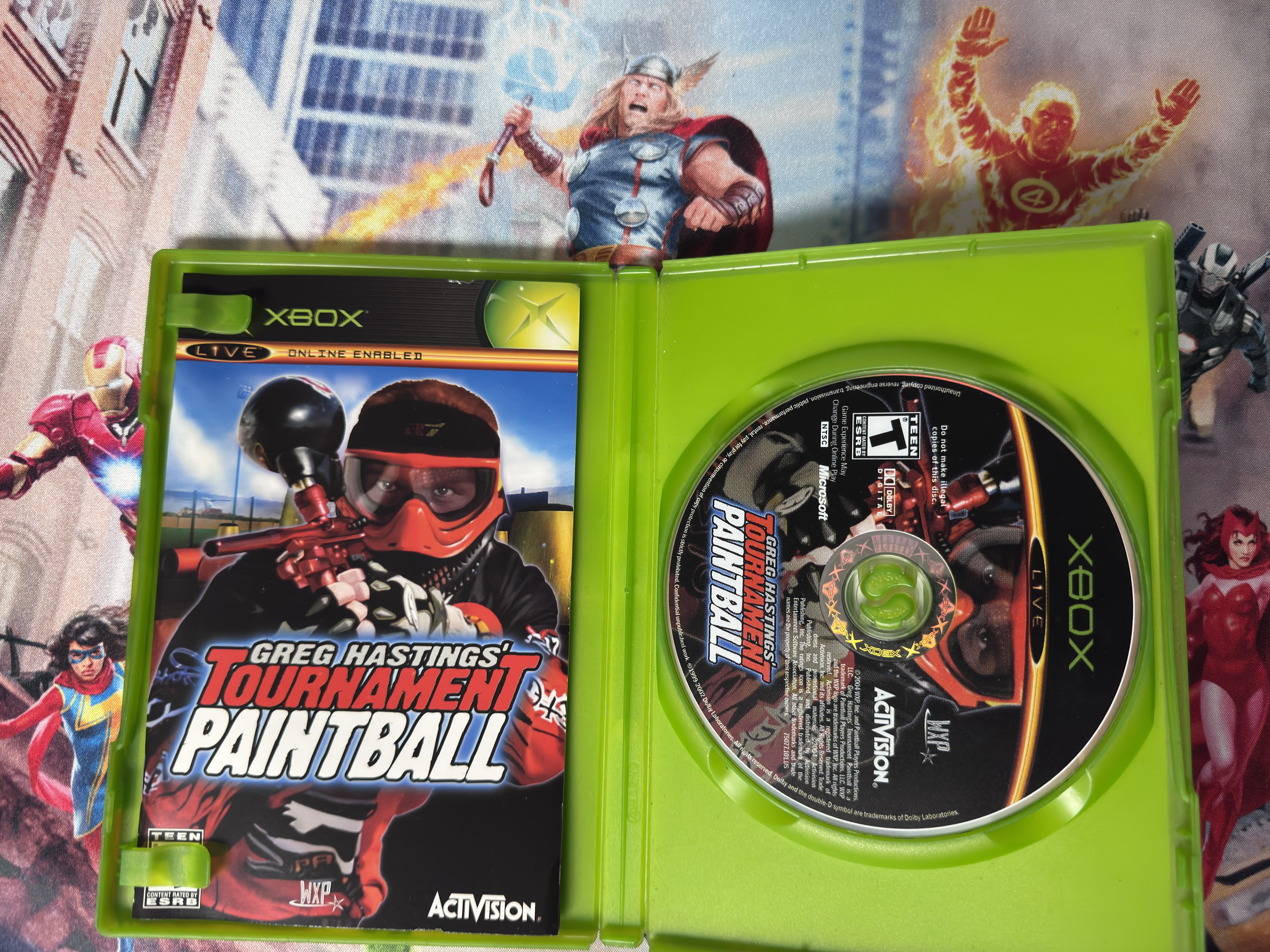 Greg Hastings' Tournament Paintball (Xbox) - CIB W/ MANUAL
