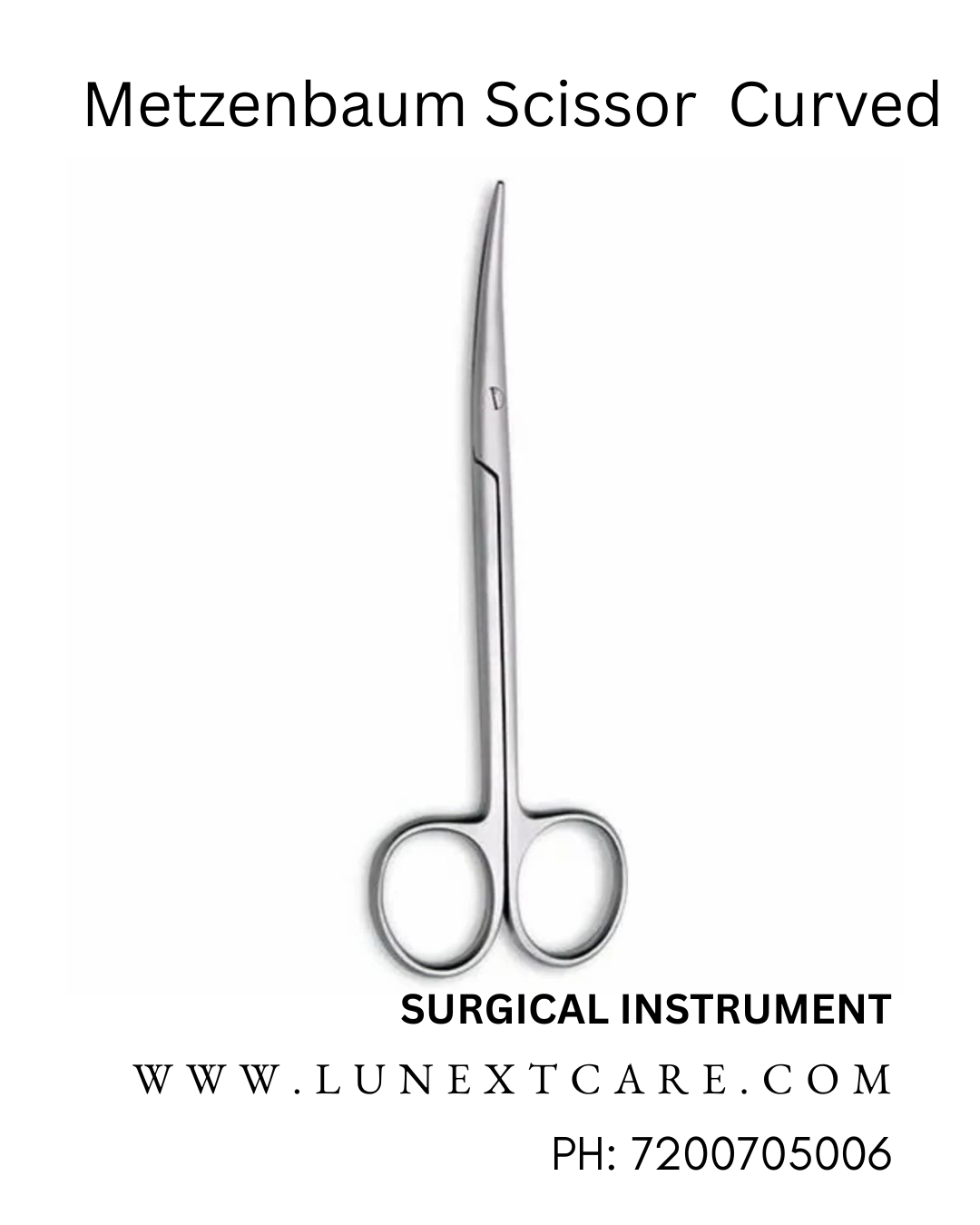 Metzenbaum scissor curved