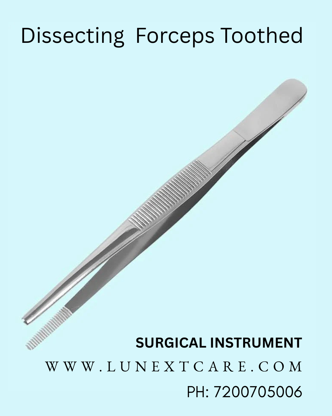 Dissecting forceps Toothed