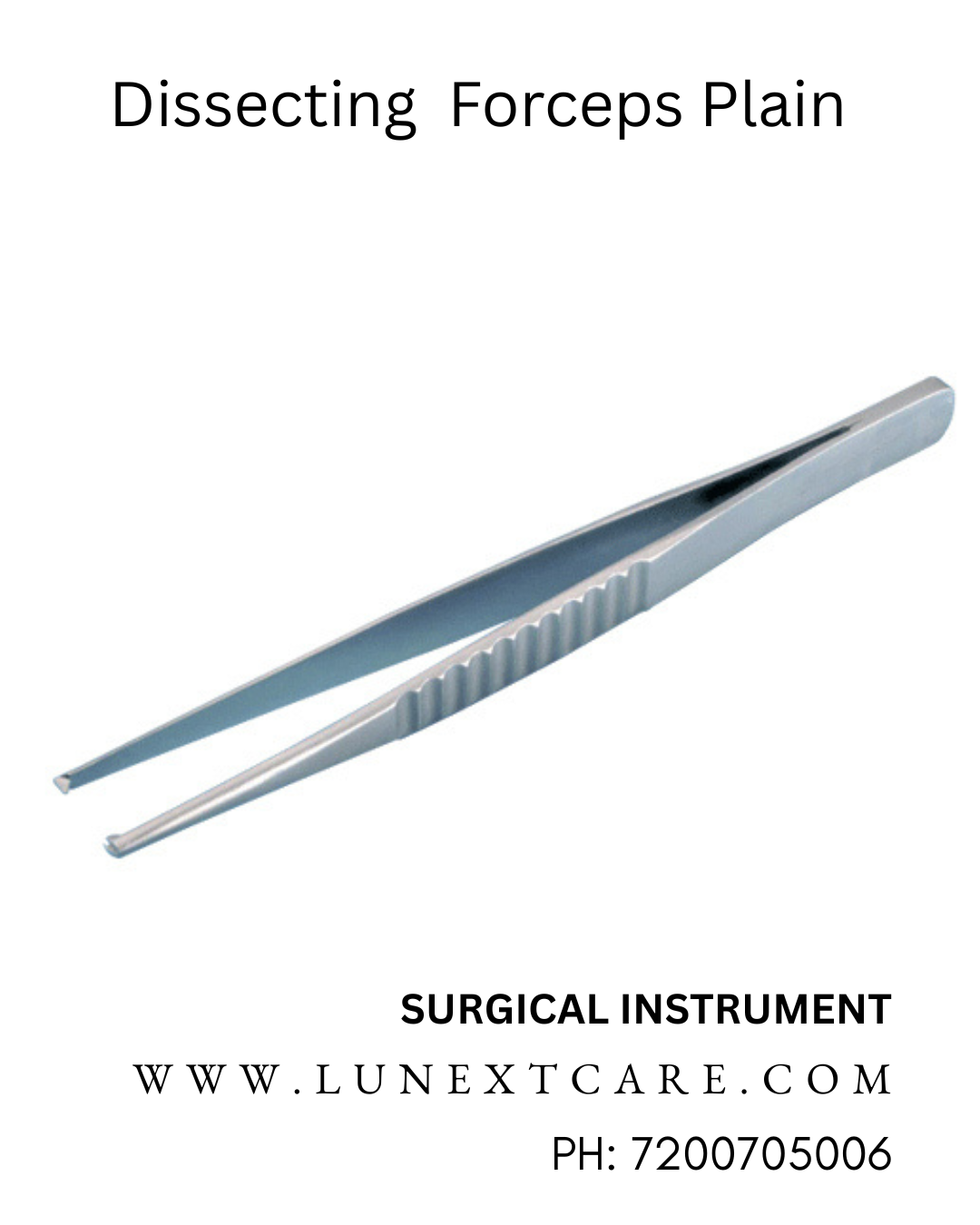 Dissecting forceps plain
