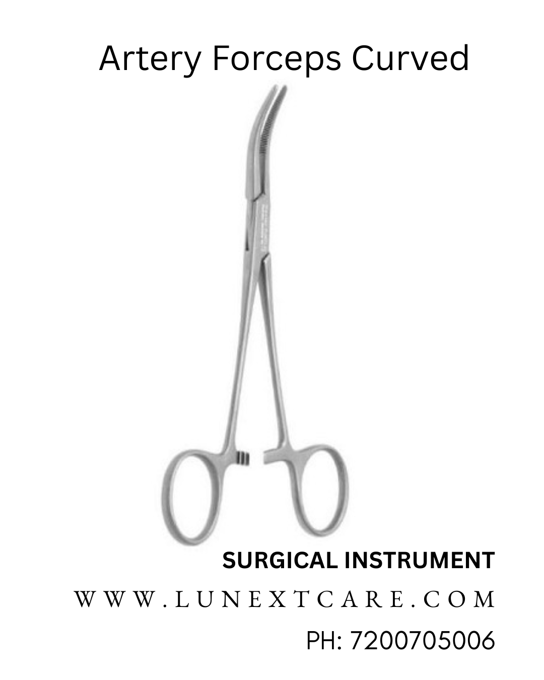 Artery forceps Curved 