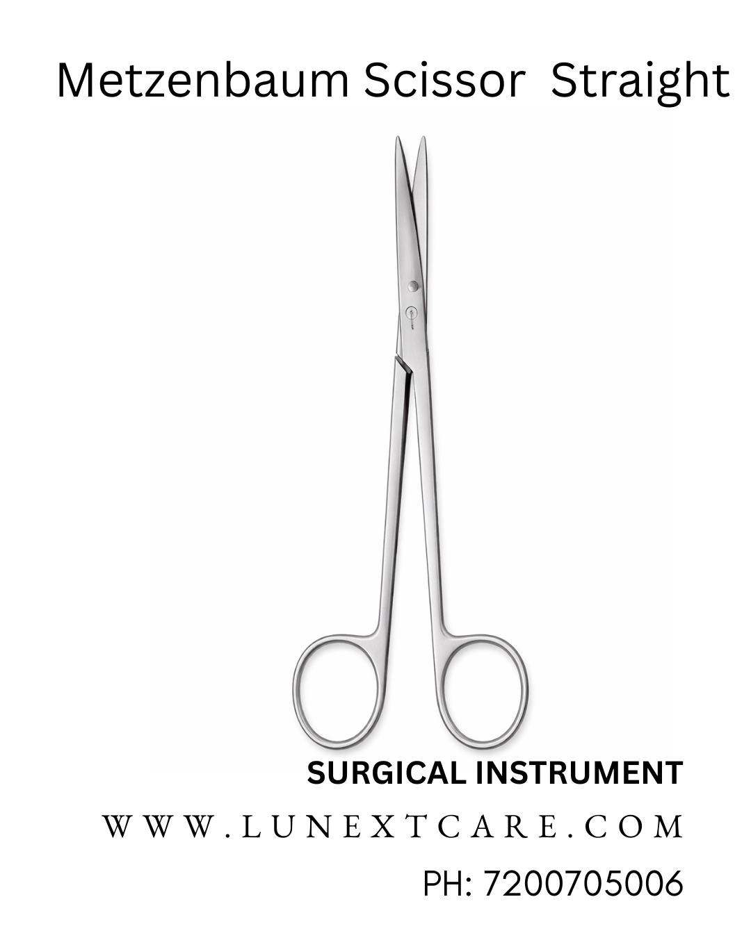 Metzenbaum scissor Straight