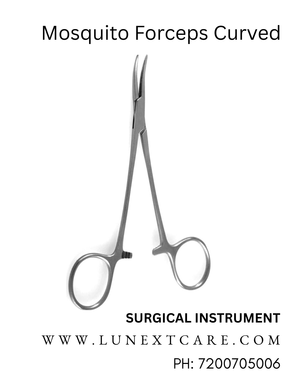Mosquito scissor Curved 