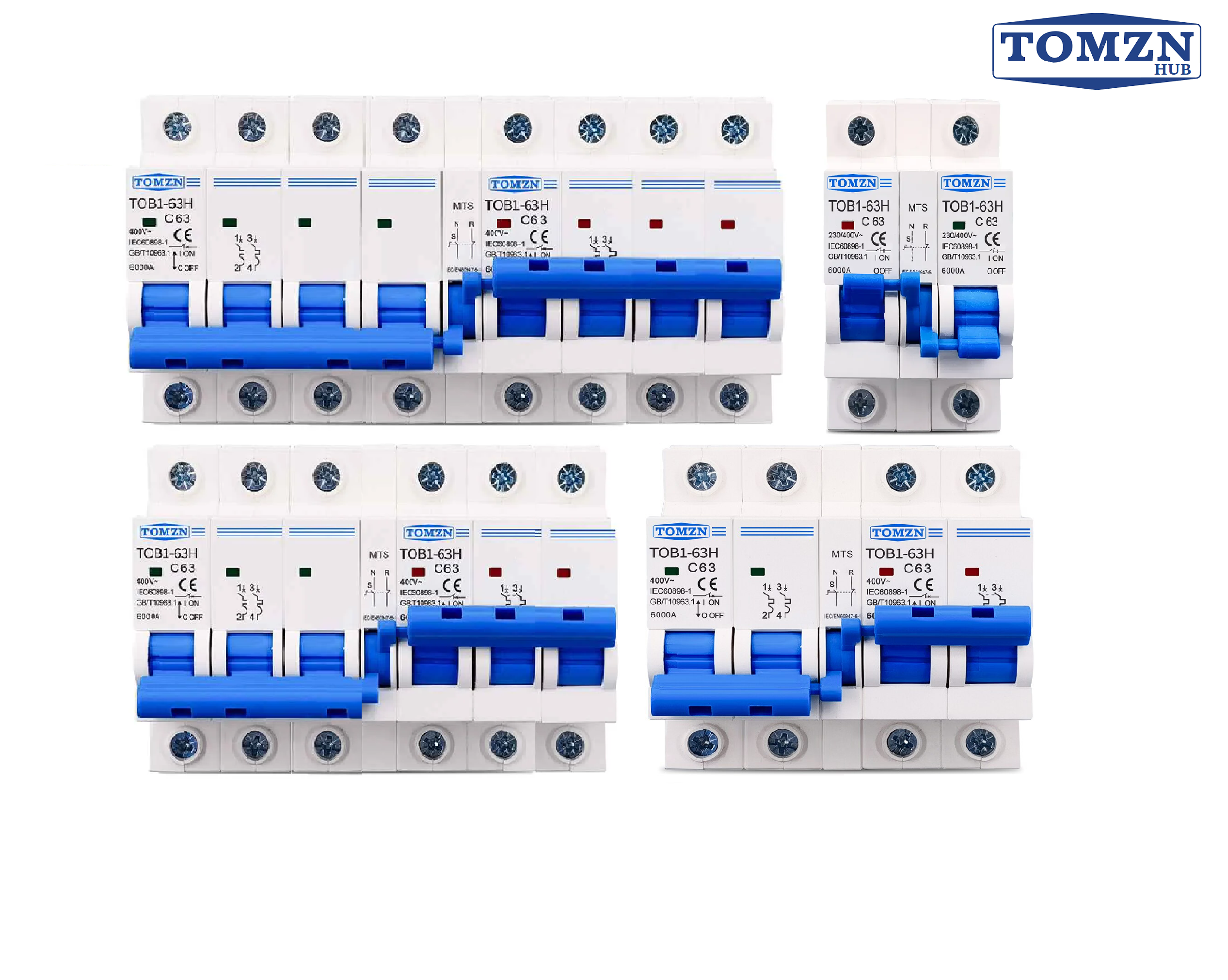 TOMZN MTS Series Dual power Manual transfer switch
