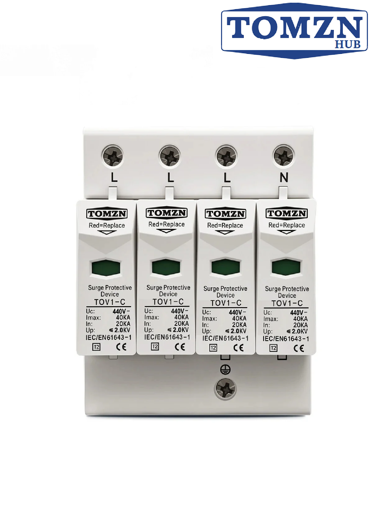 TOMZN 4-Pole Surge Protector