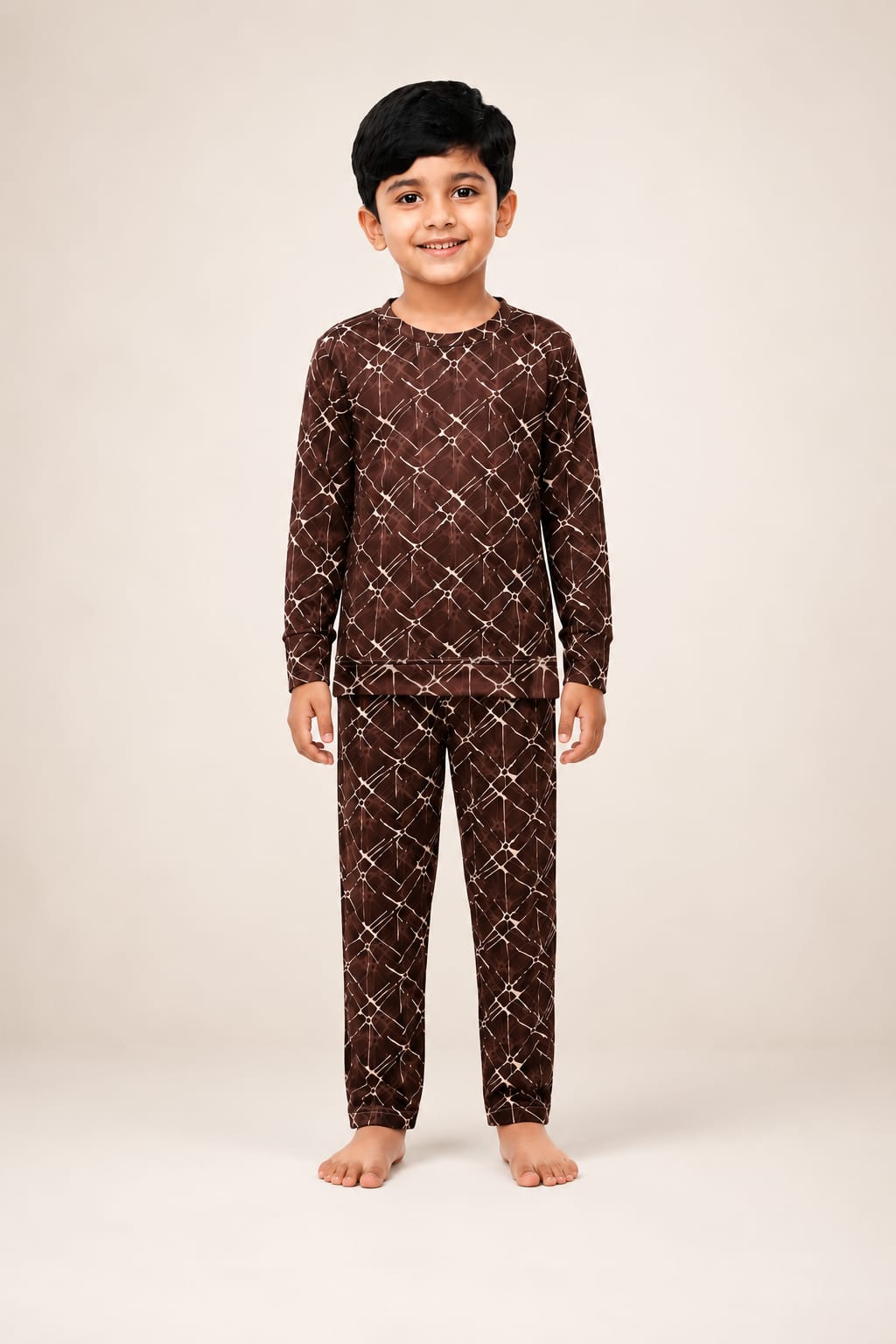 Kids Printed Night Suit Set