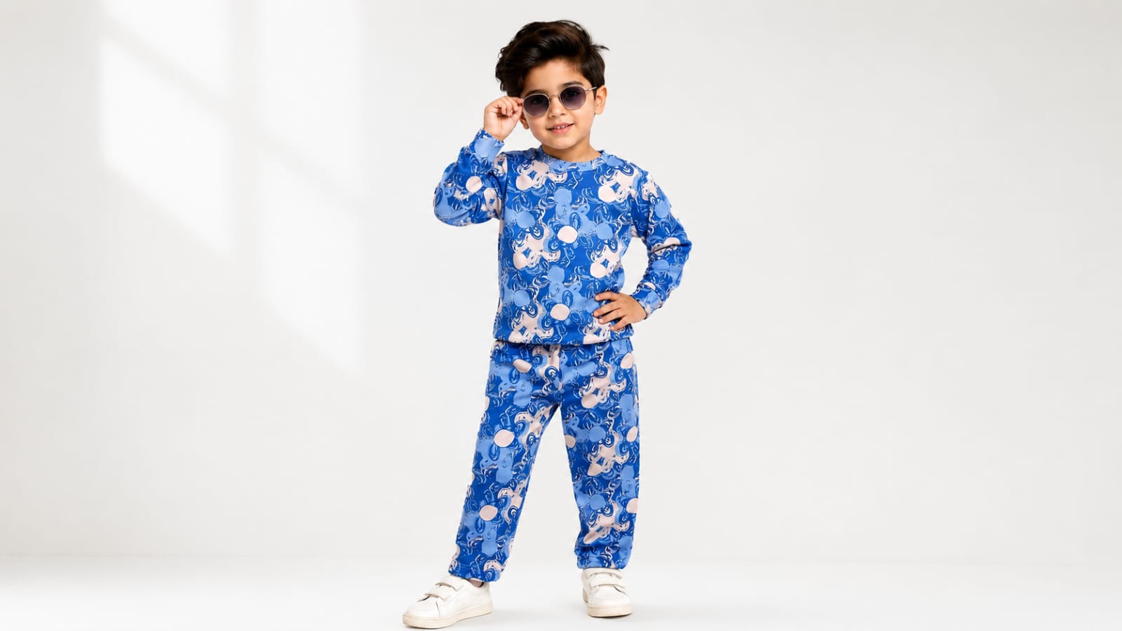 Kids Printed Night Suit Set