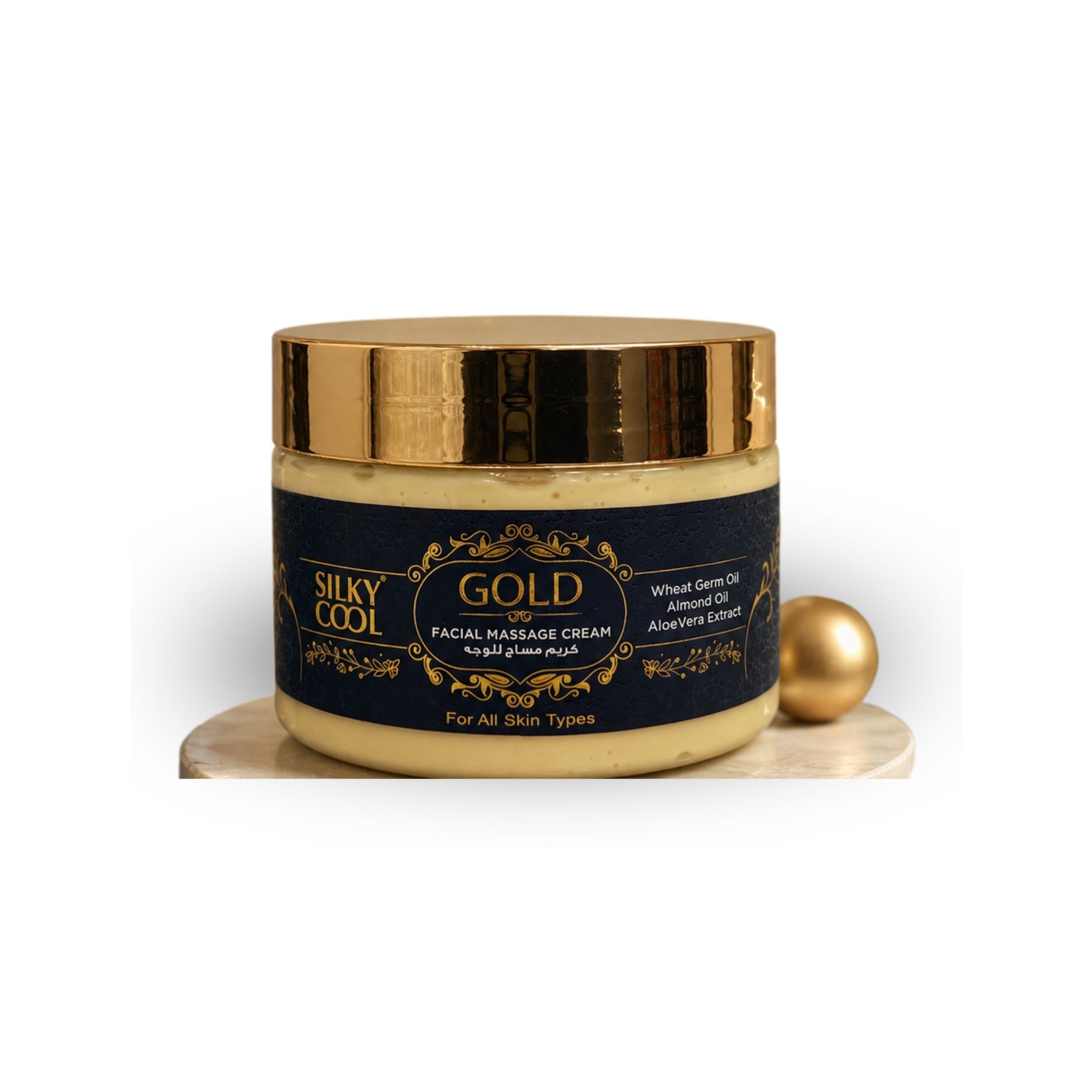 Silky Cool Gold Facial Massage Cream