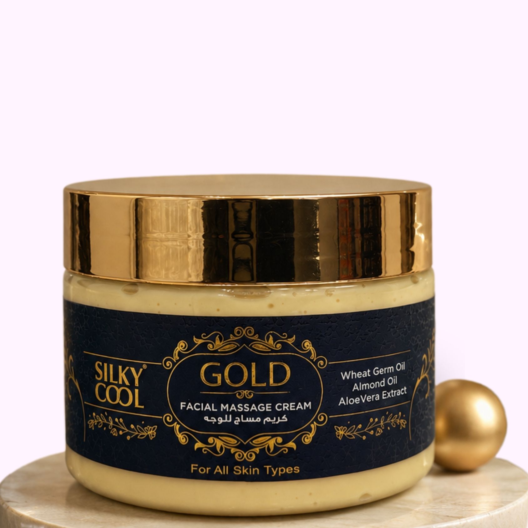 Silky Cool Gold Facial Massage Cream
