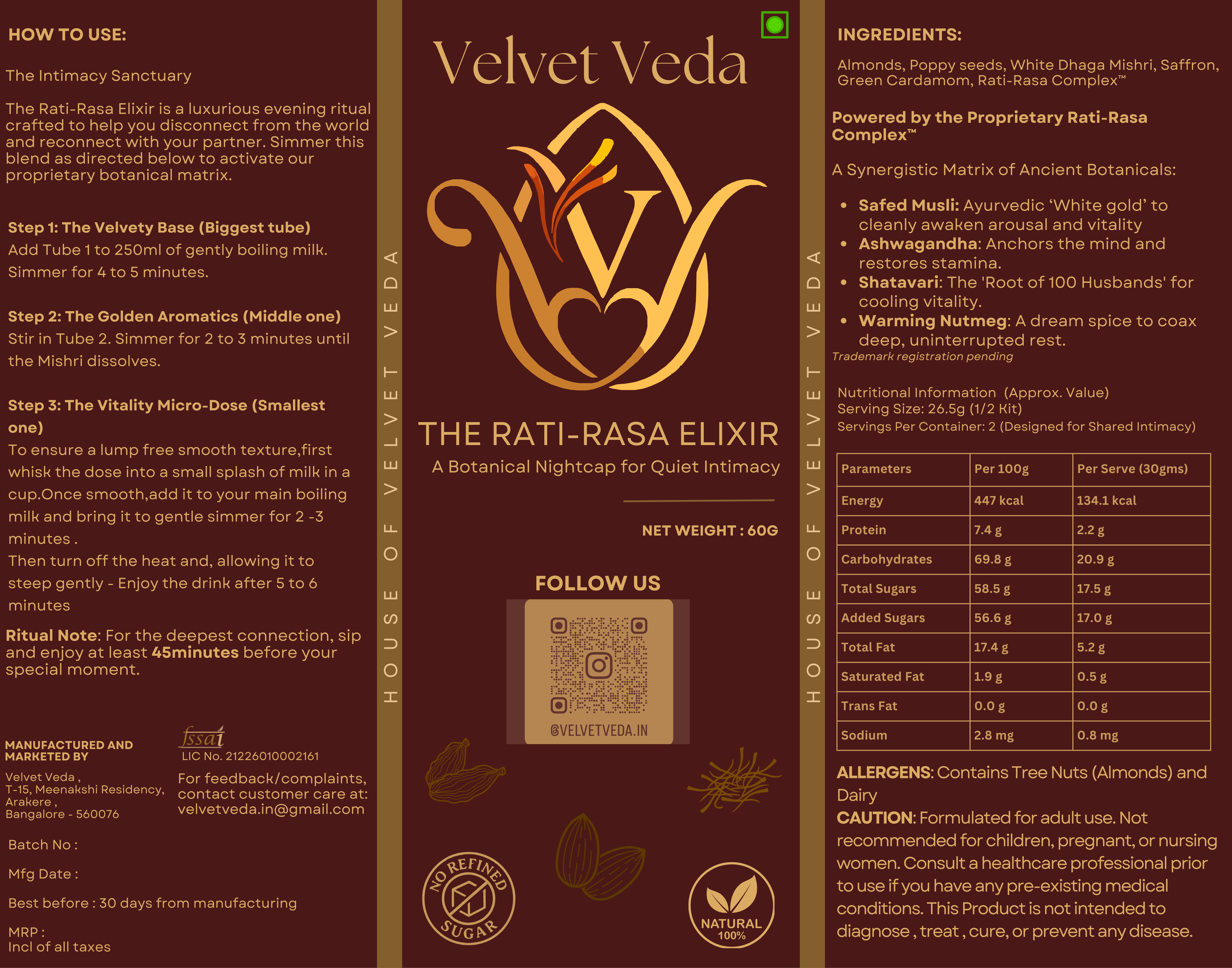 The RATI-RASA Elixir