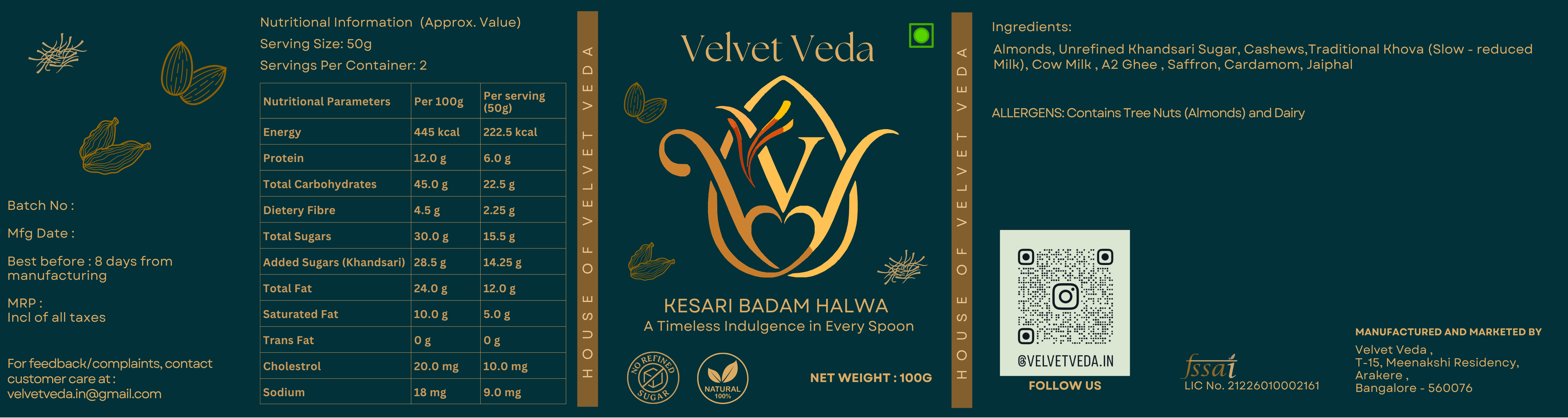 Kesari Badam Halwa