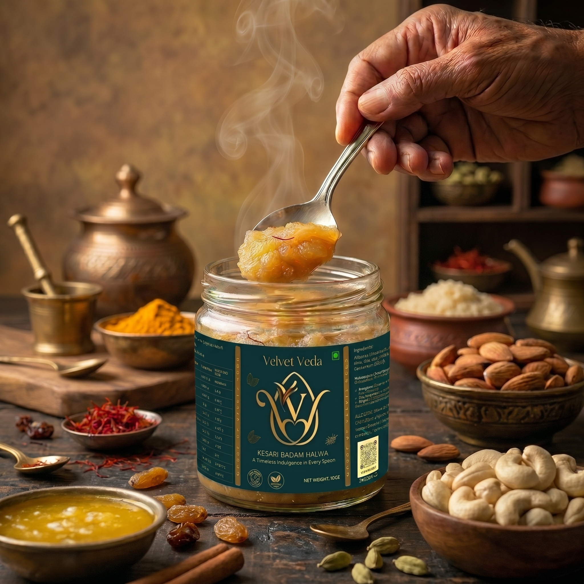 Kesari Badam Halwa