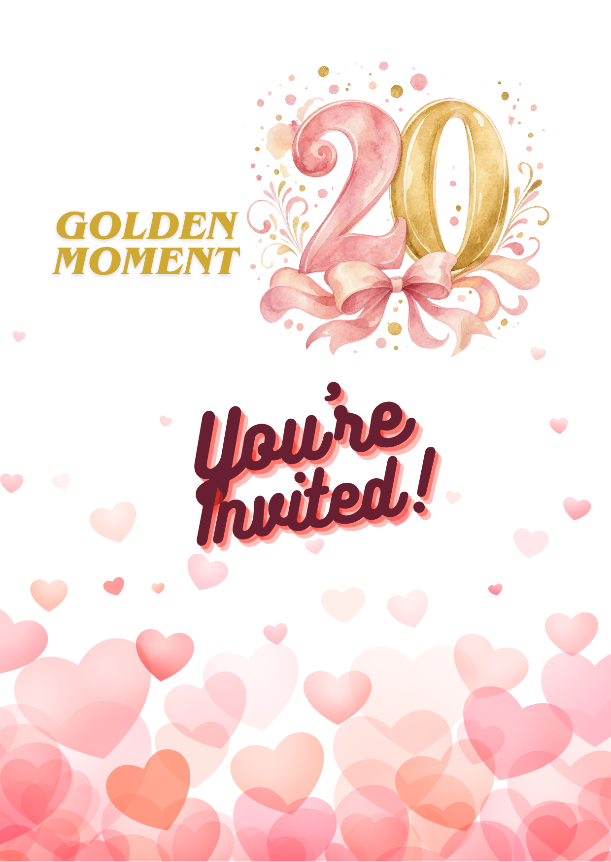 20th Anniversary Digital Invitation