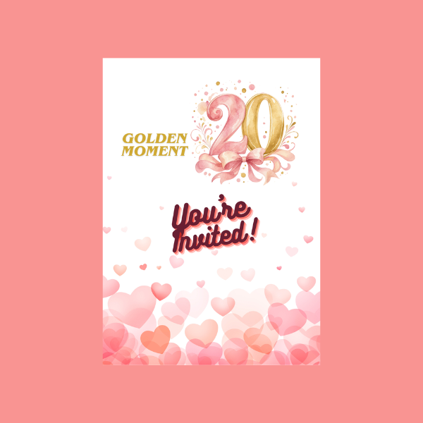 20th Anniversary Digital Invitation