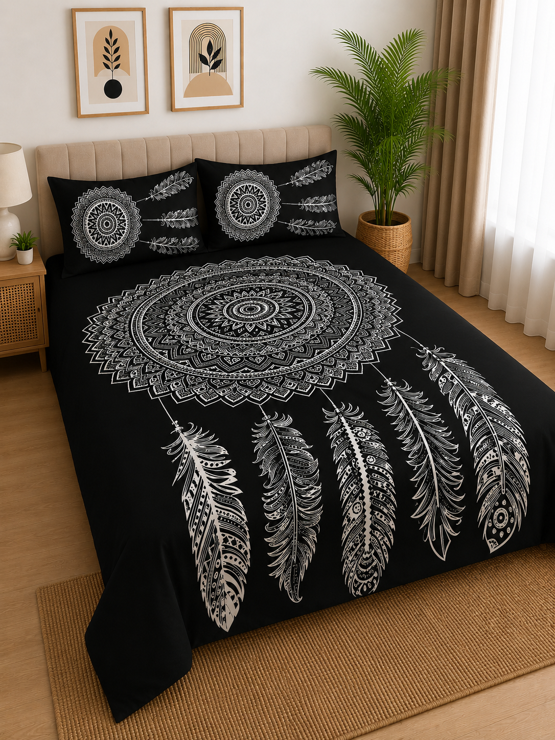 Mandala Dreamcatcher Bed Sheet Set