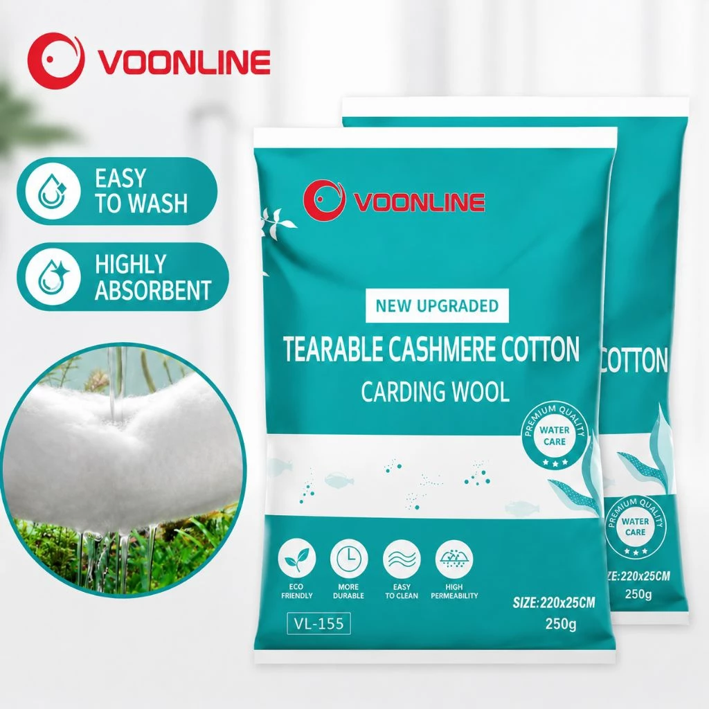 Tearable Cashmere Cotton Carding Wool