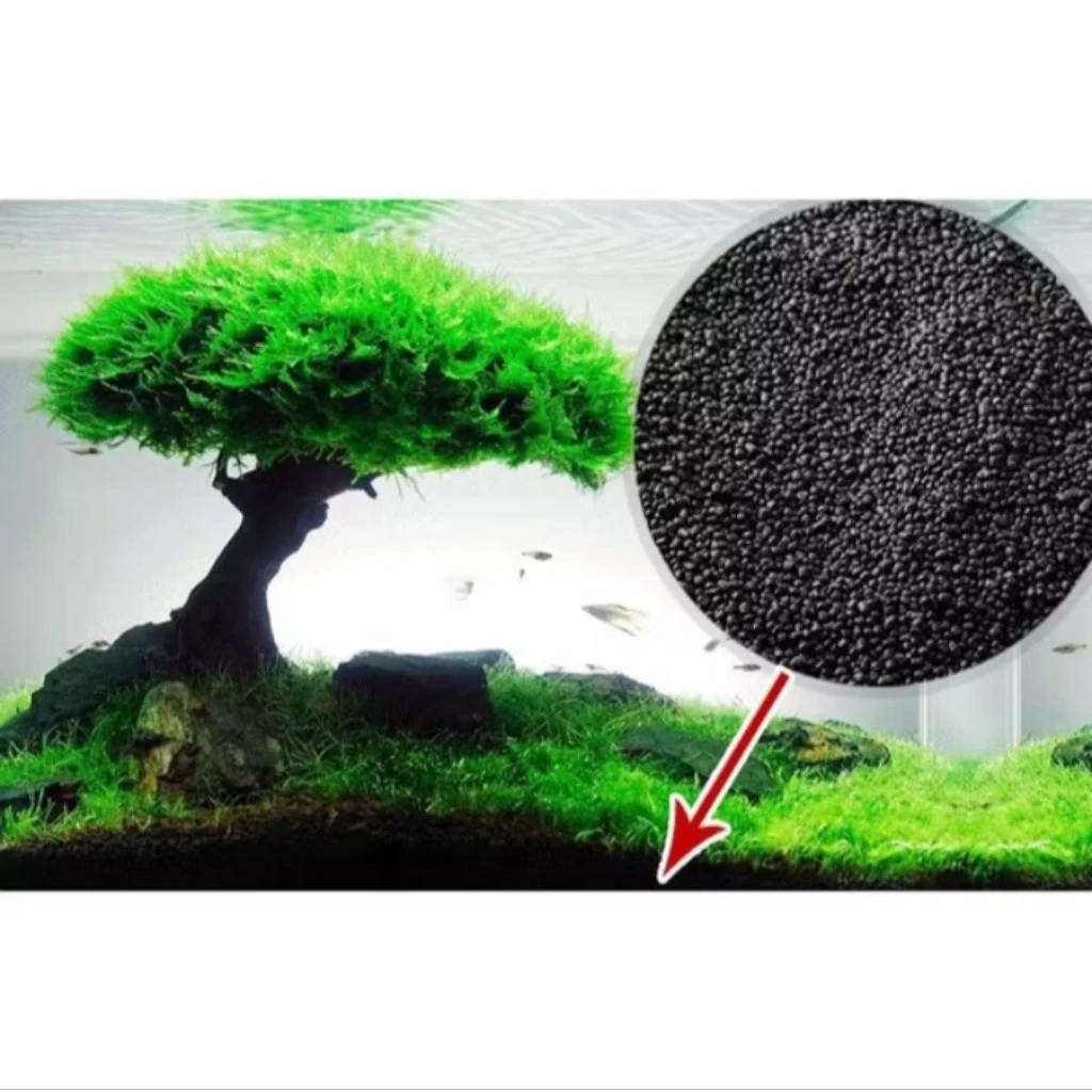 Aqua Amazon Soil 5.5 pH 500g/900g/2900g repack -Substrate for aquarium plant aquascape aquasoil