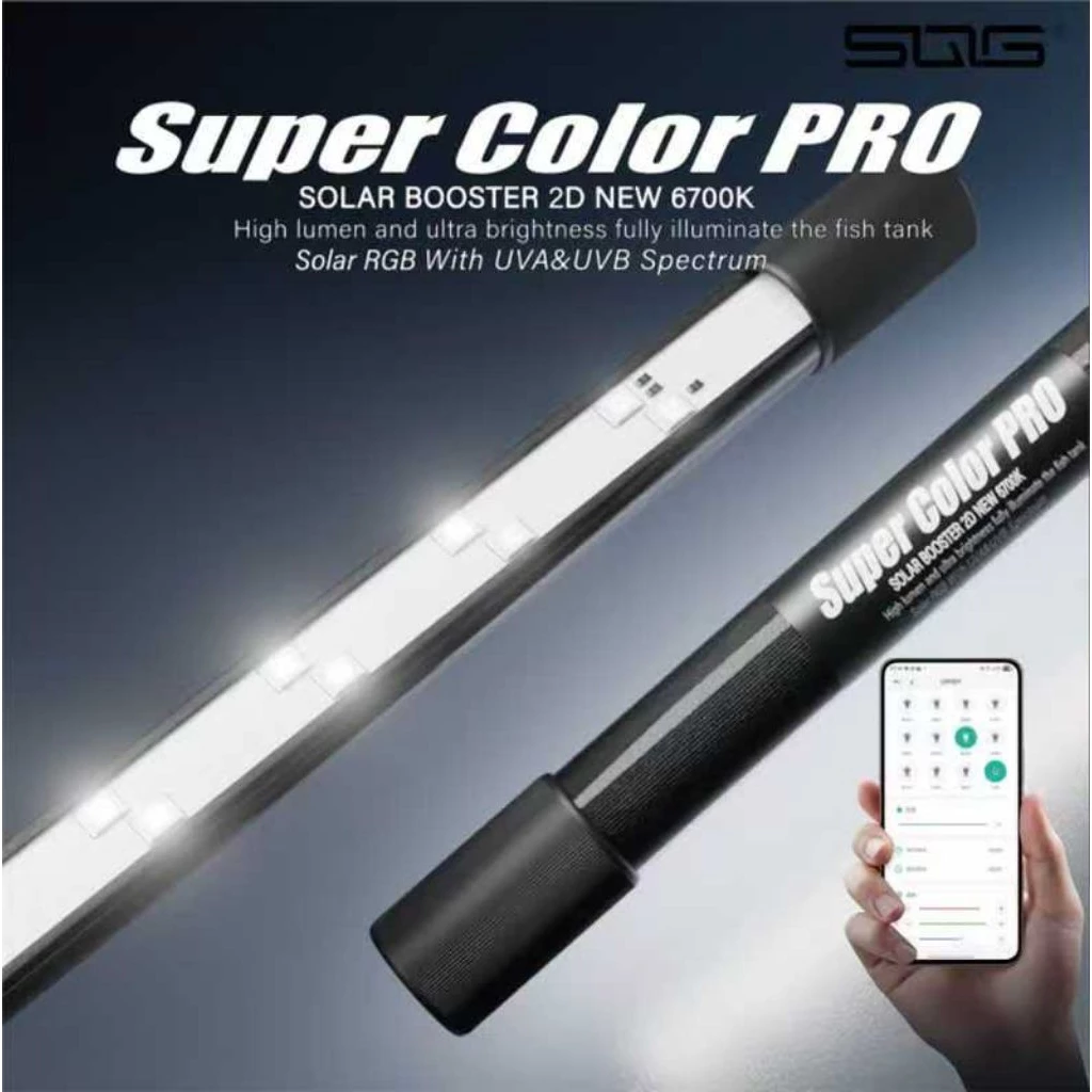 11 in 1 SQG Supe Color Pro/Pro Max Solar booster New Model Most Powerfull 2D/4D/5D Arowana LED Display Light Neo Helios