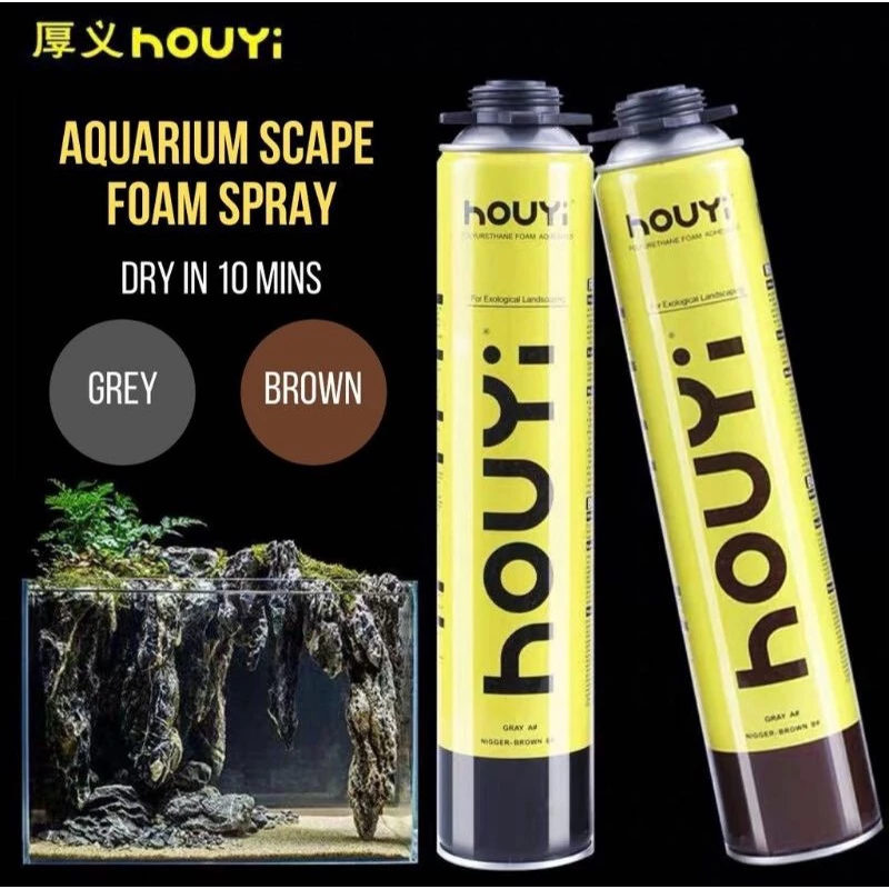 Cooler HouYi Aquascape Landscape Polyurethane Foam Adhesives 900ml