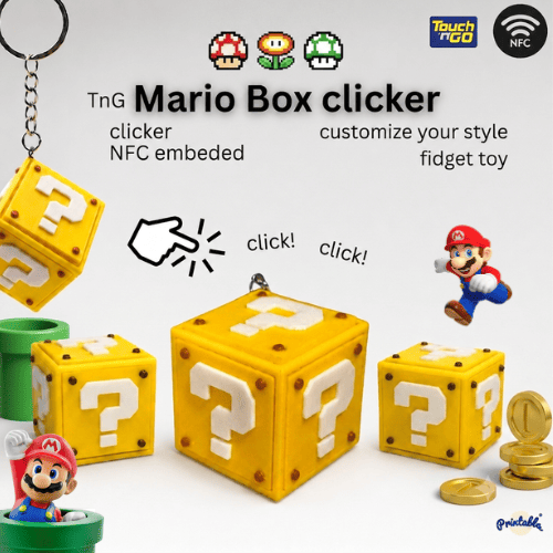 TnG Mario Mystery Box Keychain