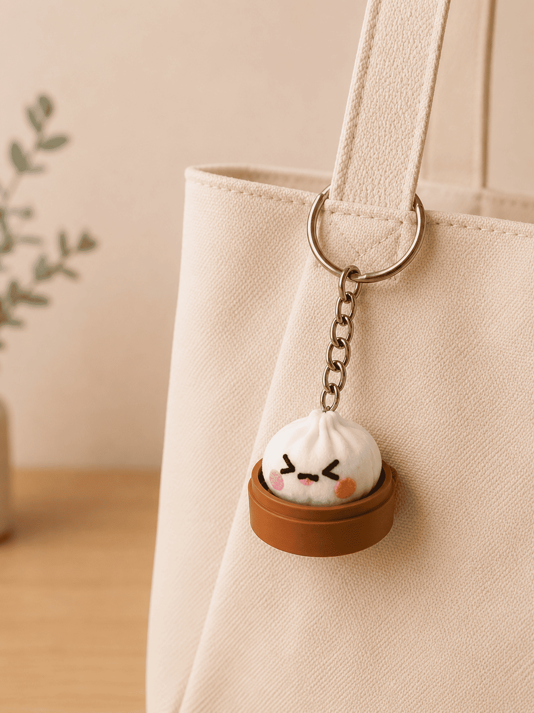 Dumpling Clicker Keychain with TnG
