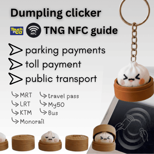 Dumpling Clicker Keychain with TnG