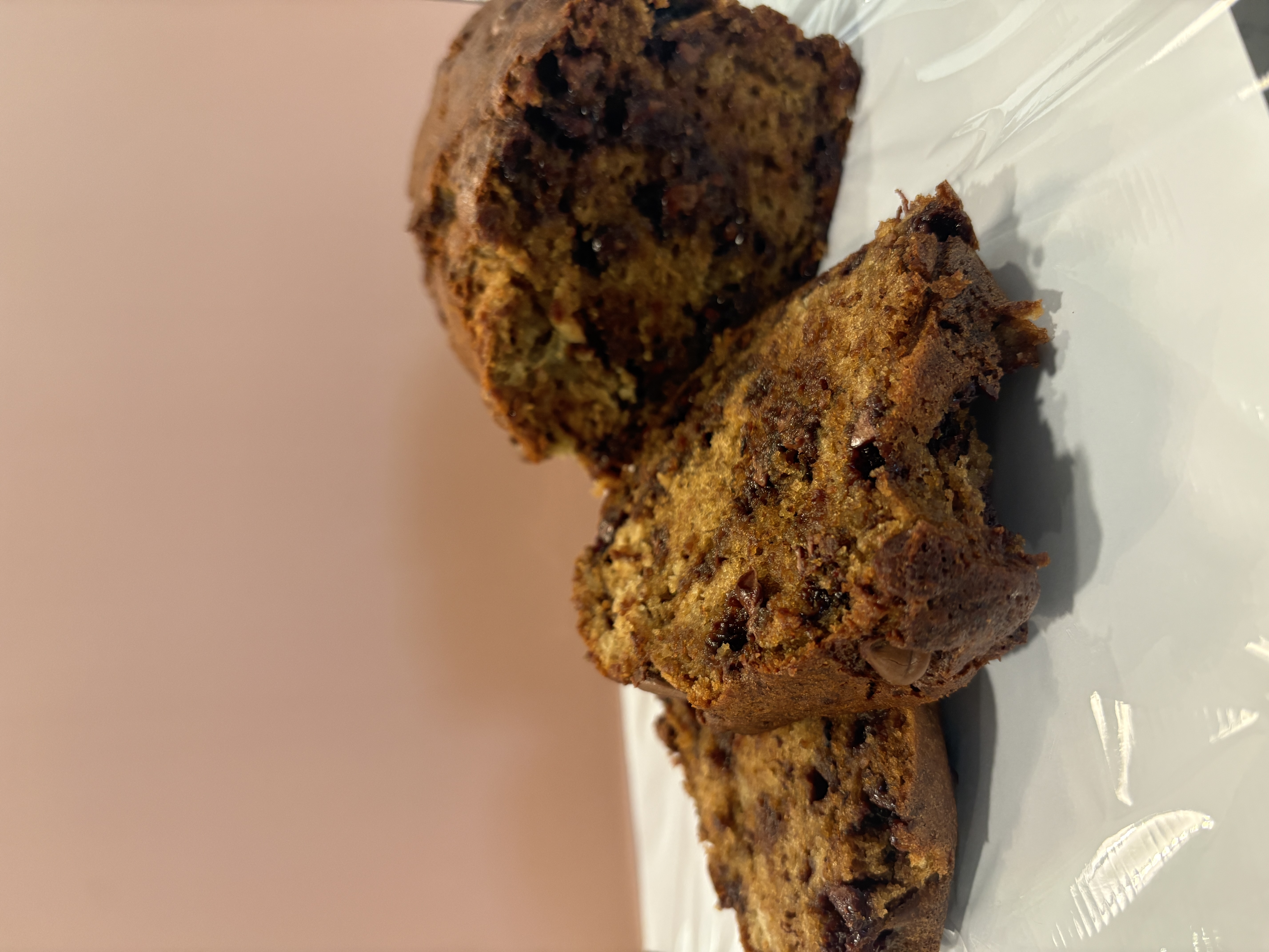 Chocolate Chip Banana Bread Slice