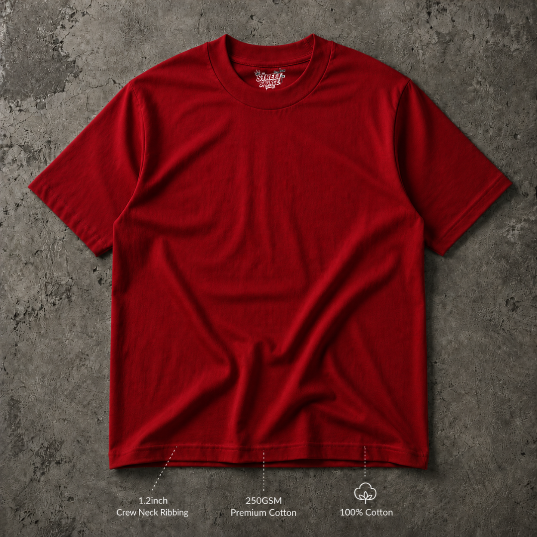 Pro Club Inspired Plain Shirt Heavy 250Gsm
