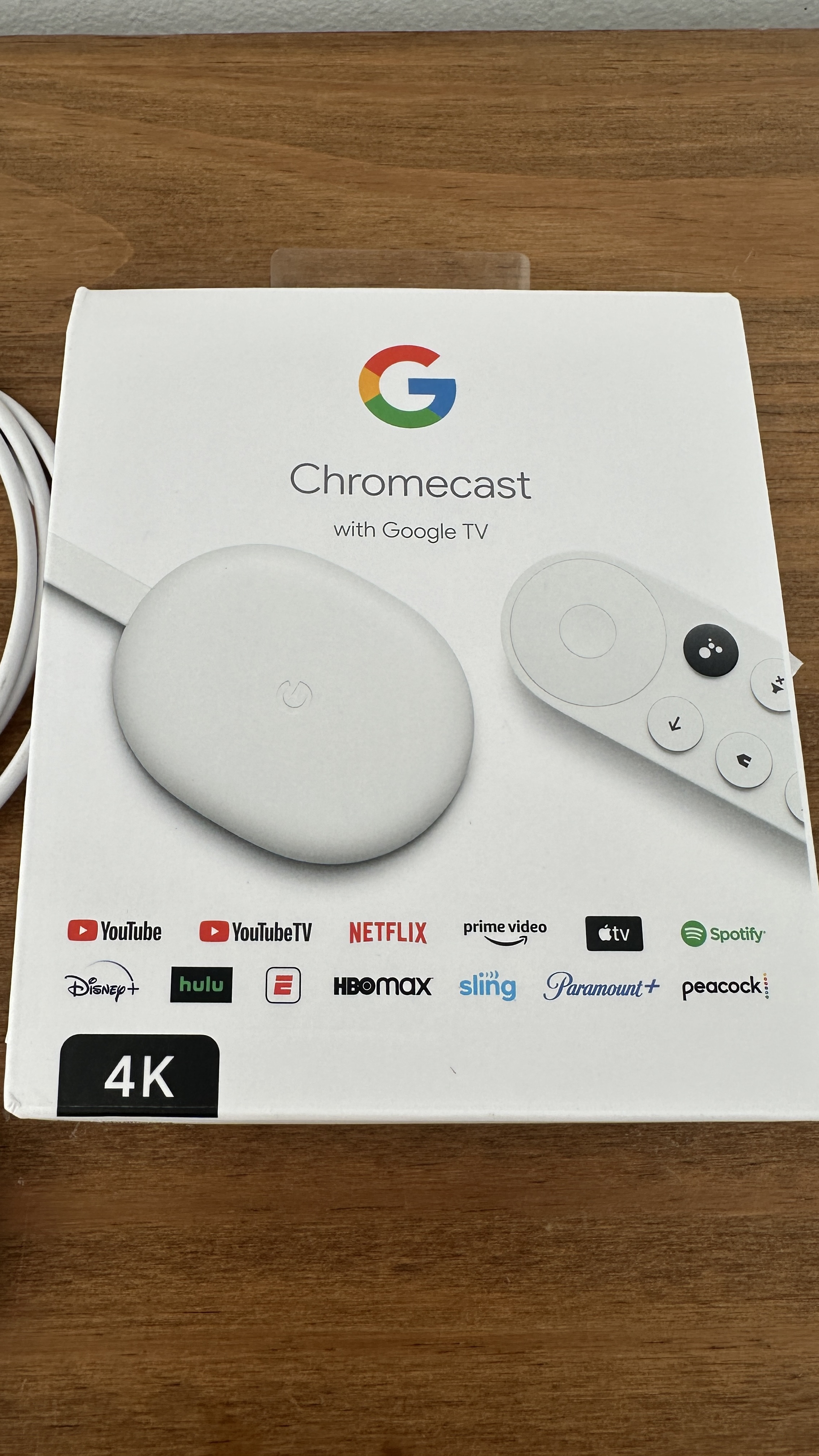 GOOGLE CHROMECAST - COMPLETO COM CAIXA