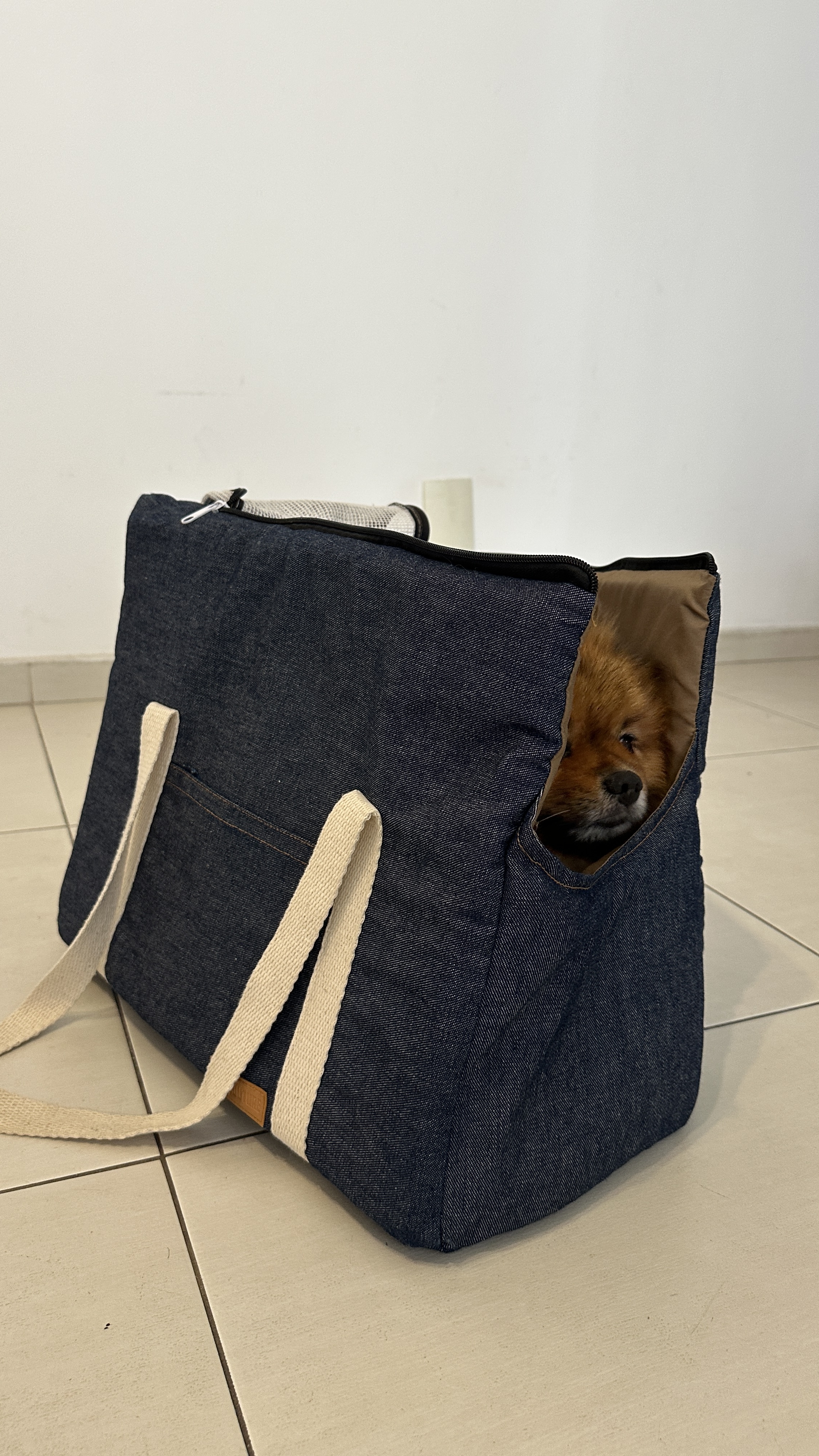 BOLSA TRANSPORTE  CACHORRO PEQUENO - PITOCO FICA