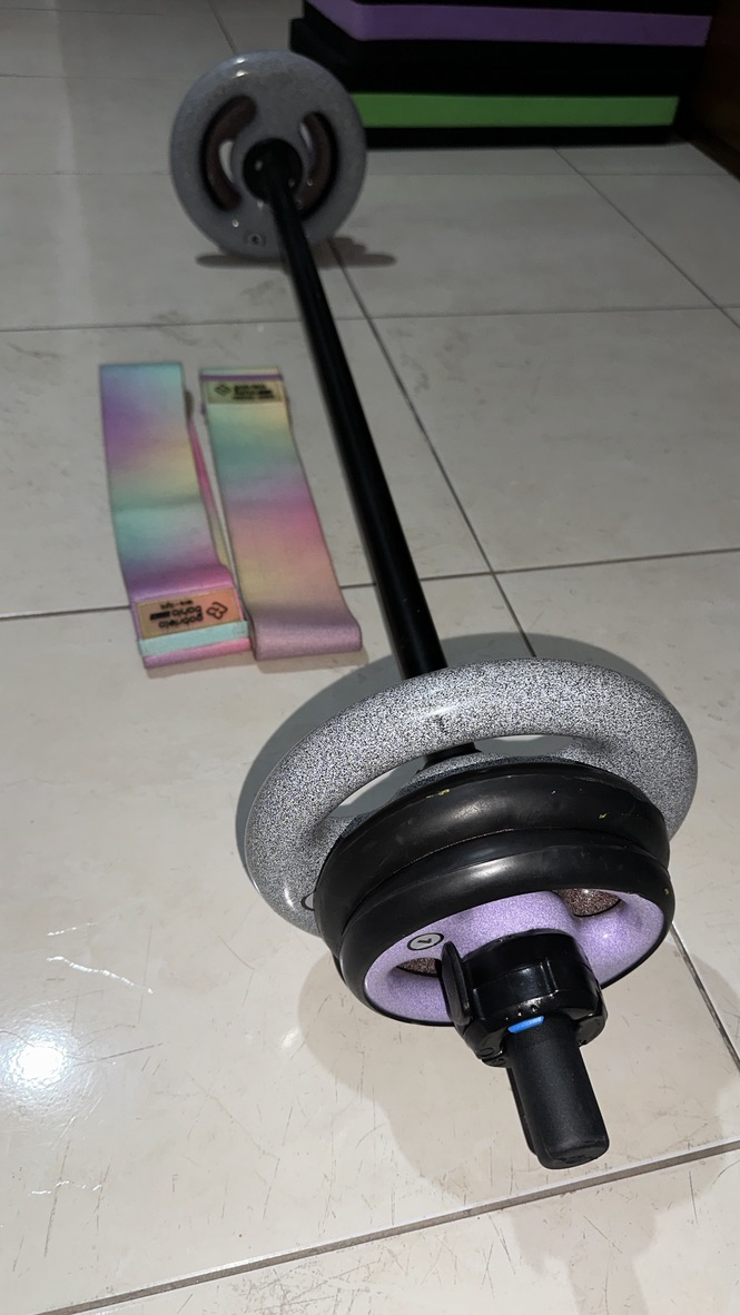 ACADEMIA KIT CREW STORE - BARRA E ANILHAS - 1kg, 2kg, 5kg