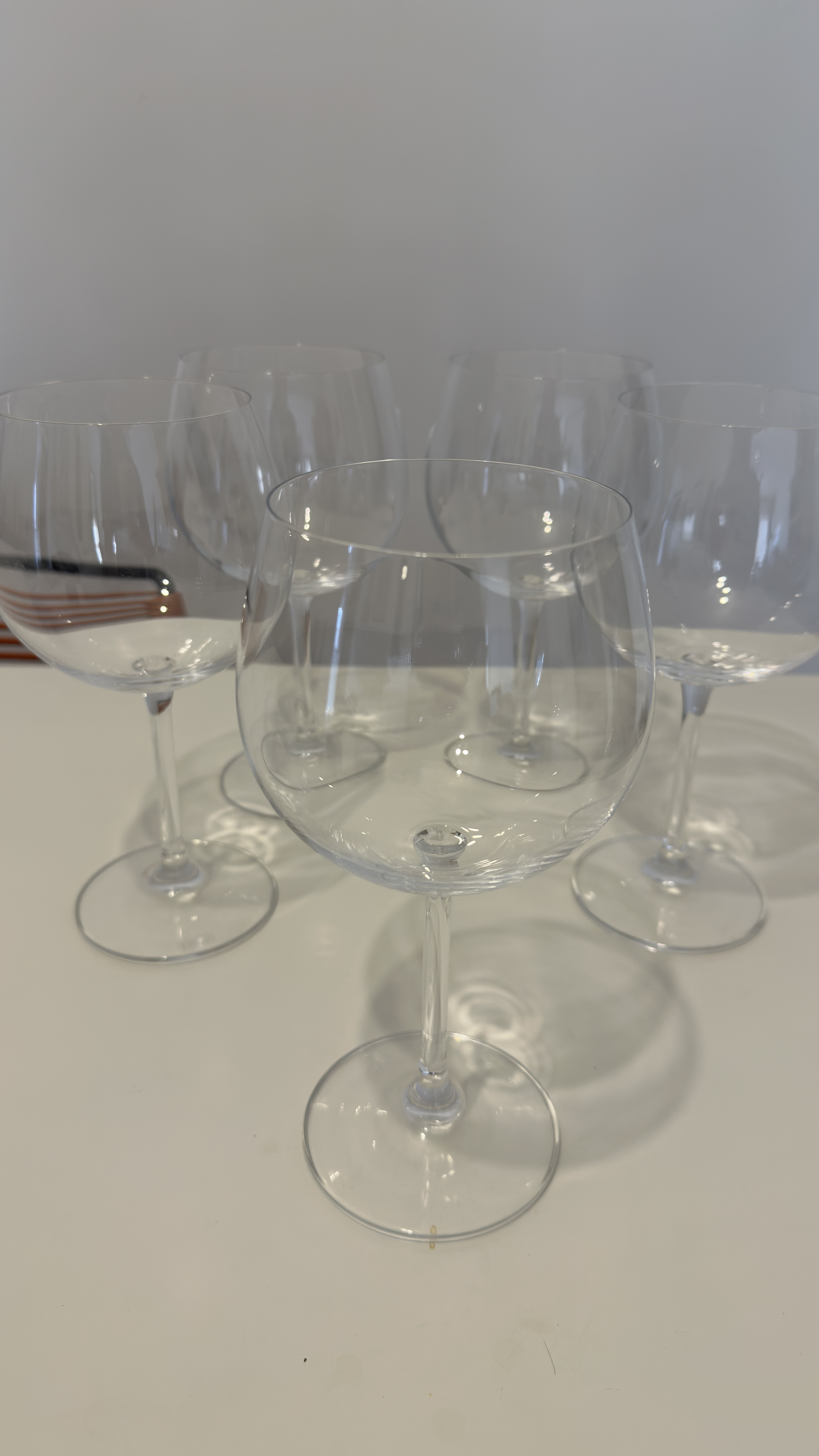 5 TAÇAS DE VINHO - BOHEMIA CRYSTAL