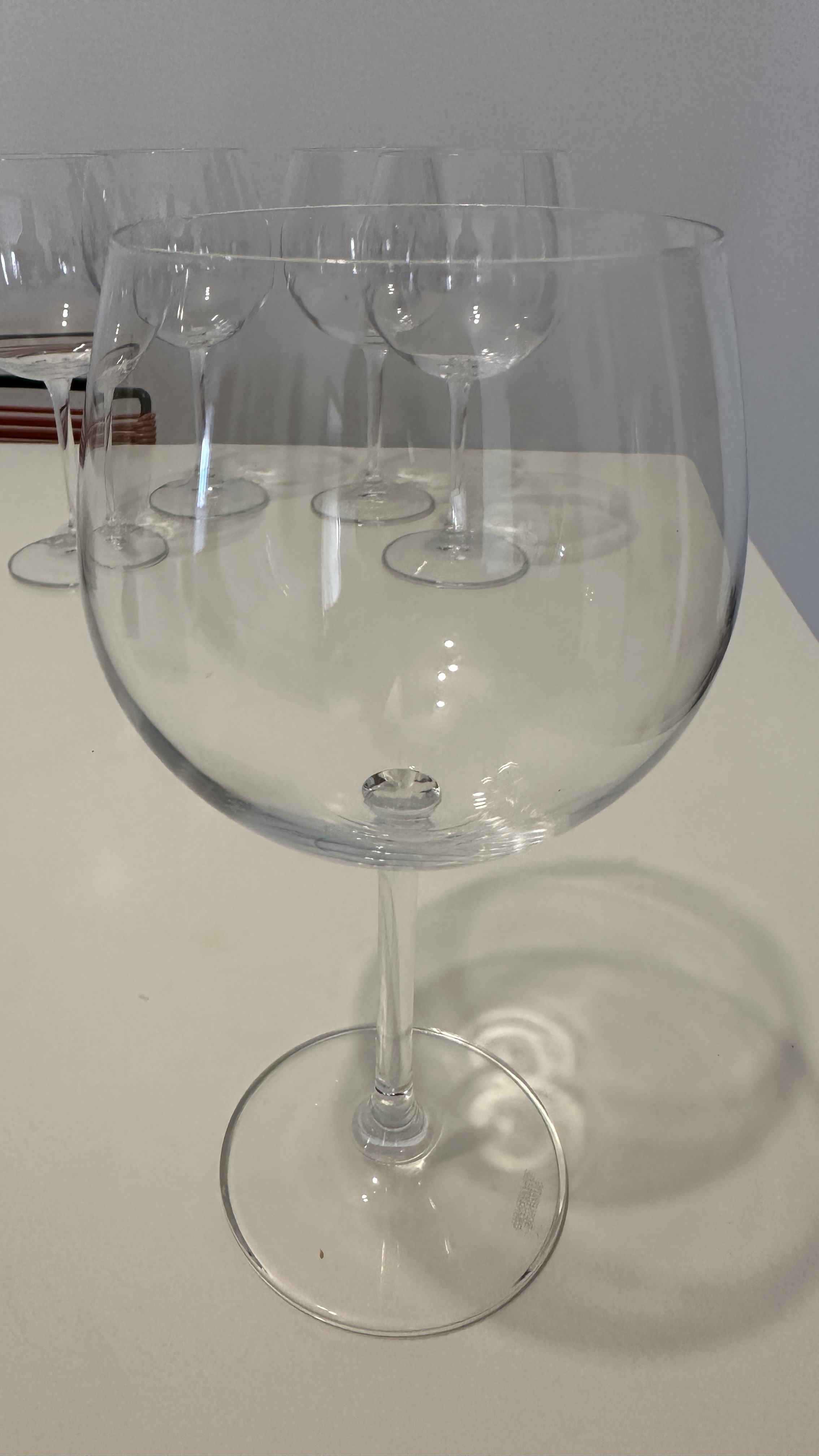 5 TAÇAS DE VINHO - BOHEMIA CRYSTAL