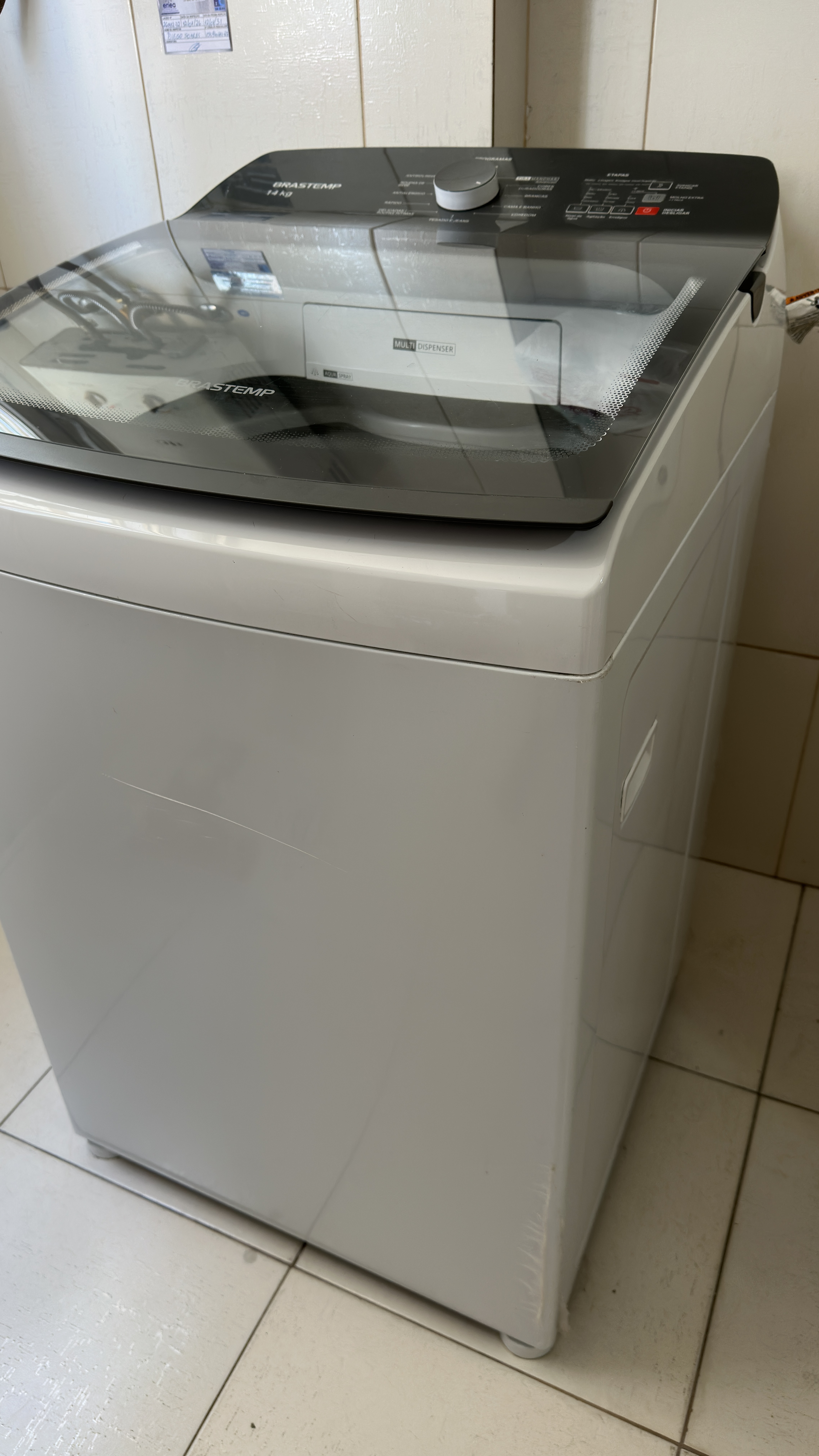 MÁQUINA DE LAVAR 14Kg - BRASTEMP (SETEMBRO)