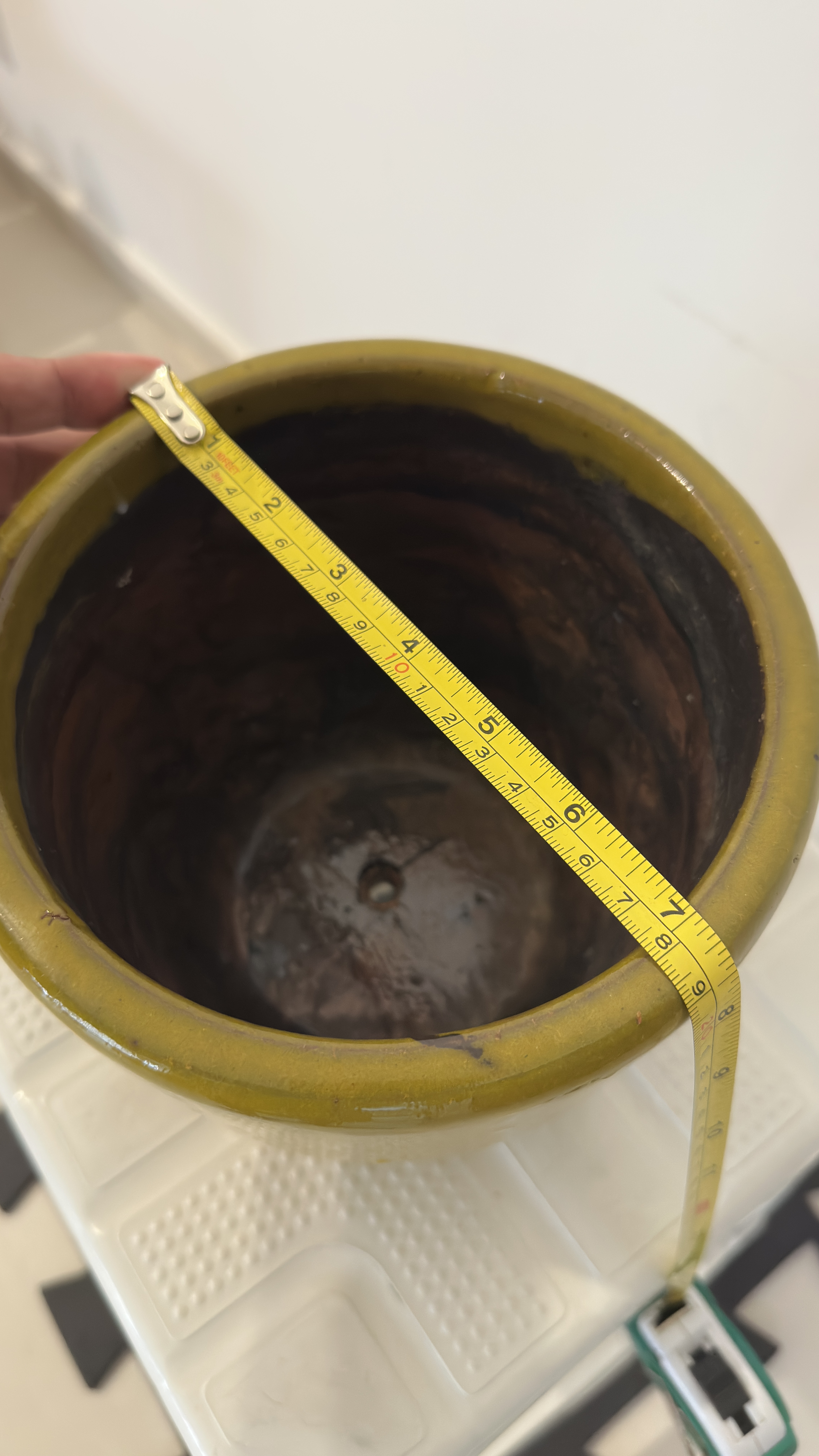 VASO CERÂMICA AMARELO
