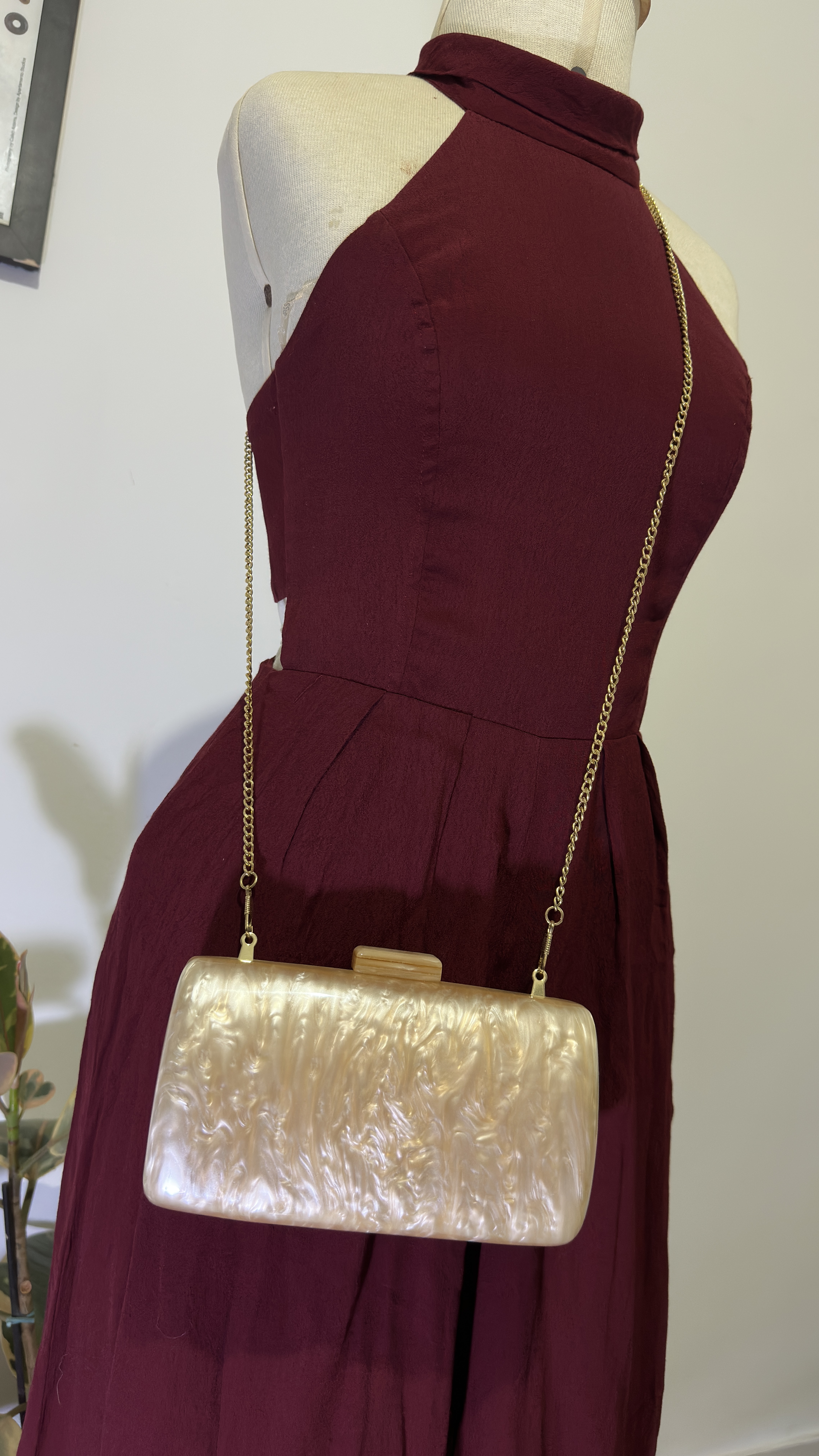 BOLSA CLUTCH PÉROLA