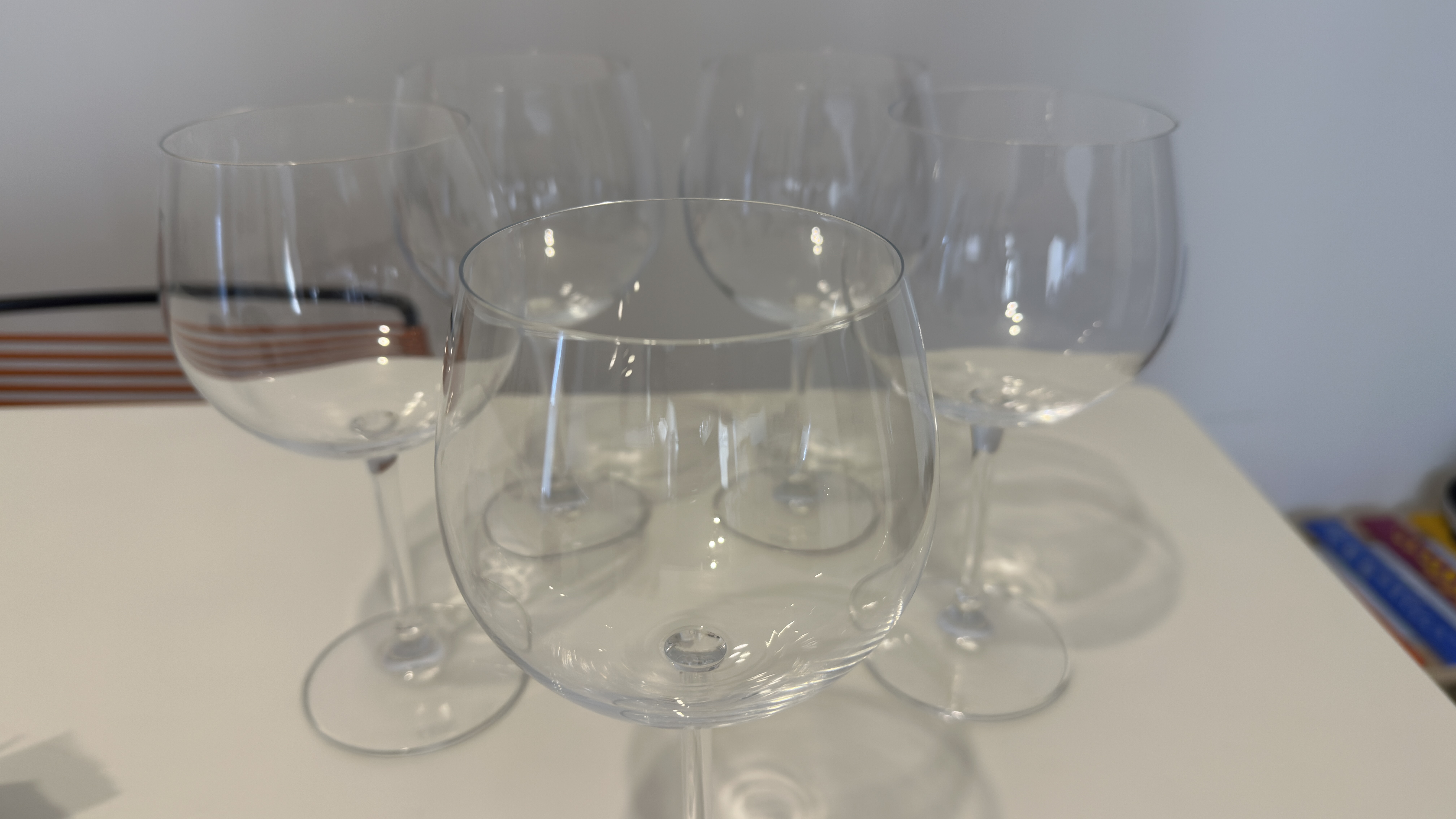5 TAÇAS DE VINHO - BOHEMIA CRYSTAL